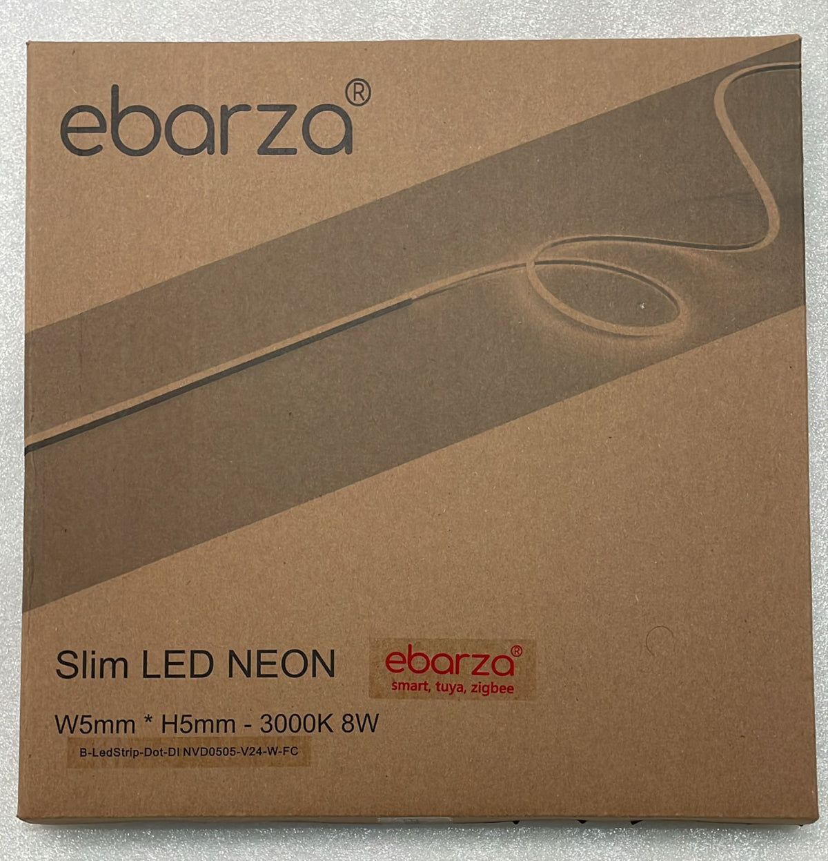 B-Slim Free-cut Neon Led Strip With LED Single Color (Dotted-120LED, FREE CUT) EG-NVD0505-V24-W-FC 120LED / B-LedStrip--Dot-DI NVD0505 V24-W-FC - LED Strips - ebarza Furniture UAE | Shop Modern Furniture in Abu Dhabi & Dubai - مفروشات ايبازرا في الامارات | تسوق اثاث عصري وديكورات مميزة في دبي وابوظبي