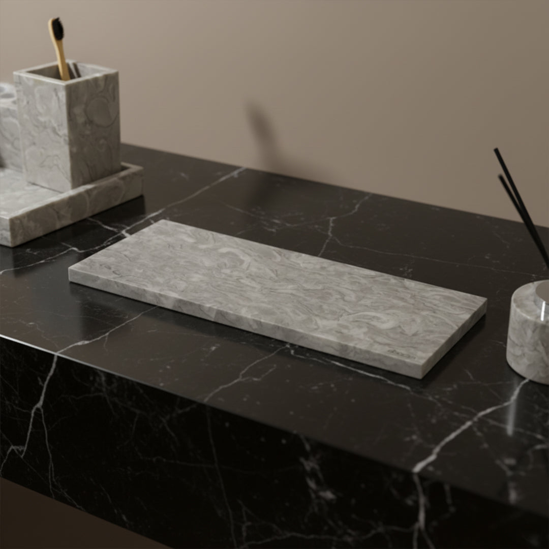 Bawang Flower Plate RHR892-1 - Trays - ebarza Furniture UAE | Shop Modern Furniture in Abu Dhabi & Dubai - مفروشات ايبازرا في الامارات | تسوق اثاث عصري وديكورات مميزة في دبي وابوظبي