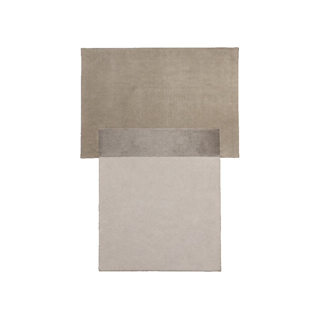 460x260 Cm BLOCK-01 Handmade Shape Rug - LP HALIM 97 (HOLM 97) - LP (C1901) - MP BROWN 88 (C1631) - BLK-01
