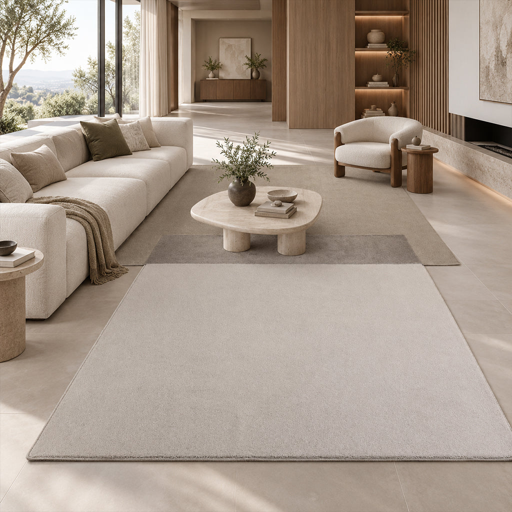 460x260 Cm BLOCK-01 Handmade Shape Rug - LP HALIM 97 (HOLM 97) - LP (C1901) - MP BROWN 88 (C1631) - BLK-01