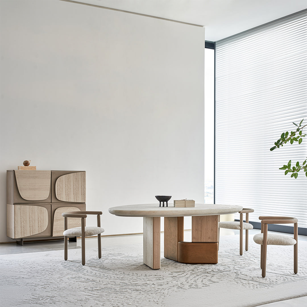 Grandeur Dining Chair AMCJ-CY6003 - Chairs - ebarza Furniture UAE | Shop Modern Furniture in Abu Dhabi & Dubai - مفروشات ايبازرا في الامارات | تسوق اثاث عصري وديكورات مميزة في دبي وابوظبي