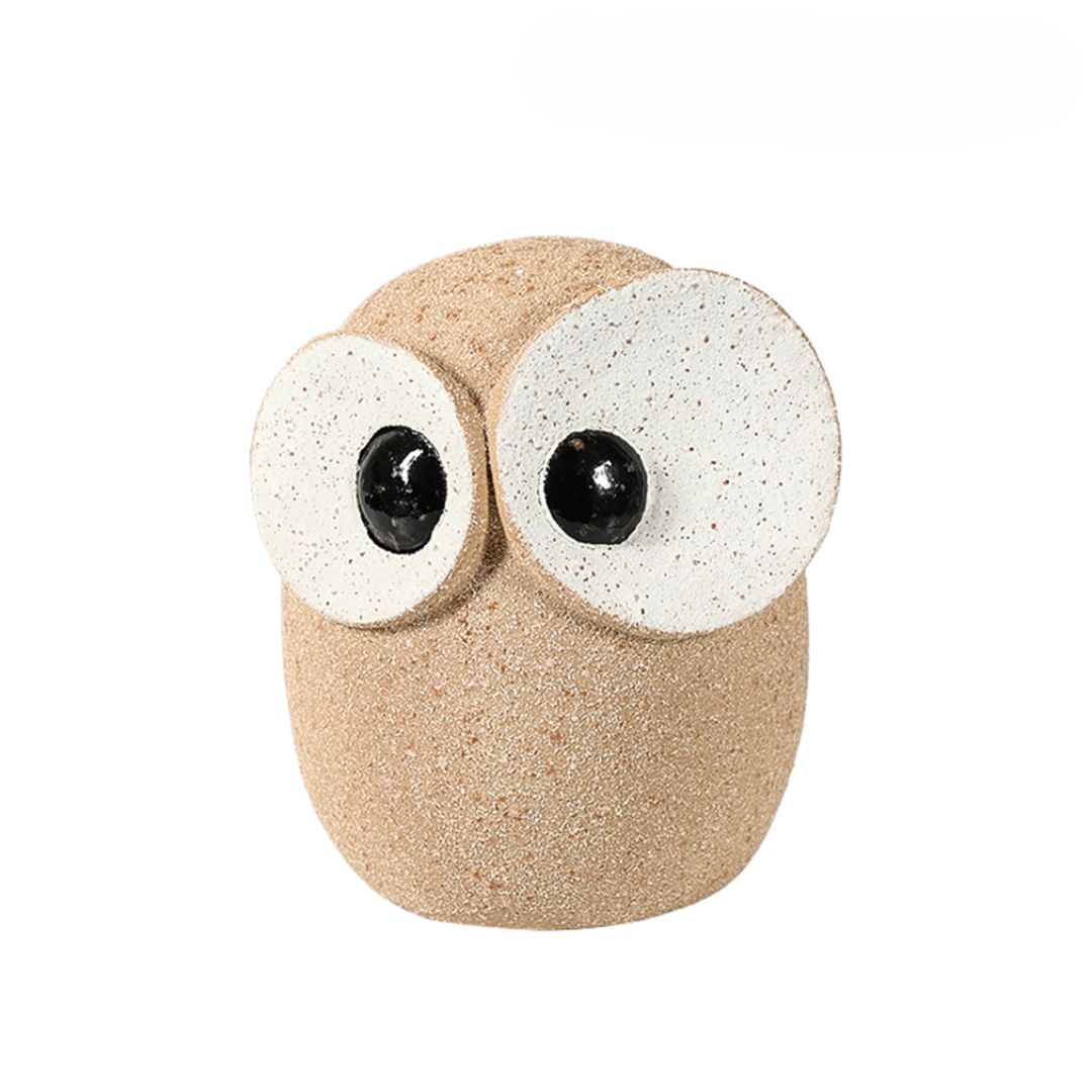 Big Eyed Owl-A FF-D25012A - Home Decor Figurines - ebarza Furniture UAE | Shop Modern Furniture in Abu Dhabi & Dubai - مفروشات ايبازرا في الامارات | تسوق اثاث عصري وديكورات مميزة في دبي وابوظبي
