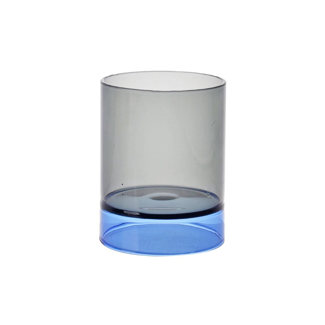 Blue Base + Grey Top Tumbler - C24058FA2 - Drinkware - ebarza Furniture UAE | Shop Modern Furniture in Abu Dhabi & Dubai - مفروشات ايبازرا في الامارات | تسوق اثاث عصري وديكورات مميزة في دبي وابوظبي