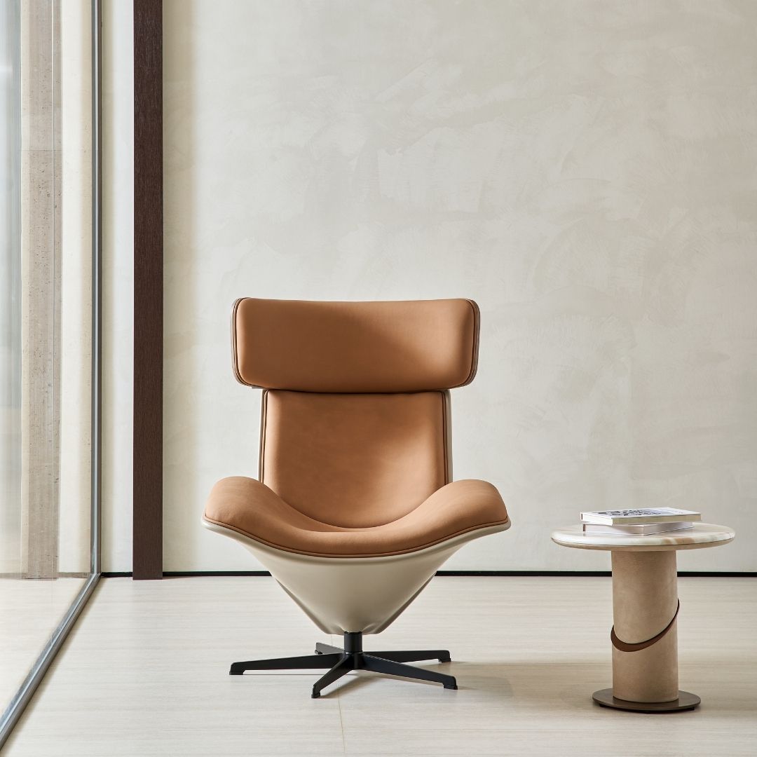 Bolo Lounge Chair MSTV-XY017 PA083-9076 - Armchairs - ebarza Furniture UAE | Shop Modern Furniture in Abu Dhabi & Dubai - مفروشات ايبازرا في الامارات | تسوق اثاث عصري وديكورات مميزة في دبي وابوظبي