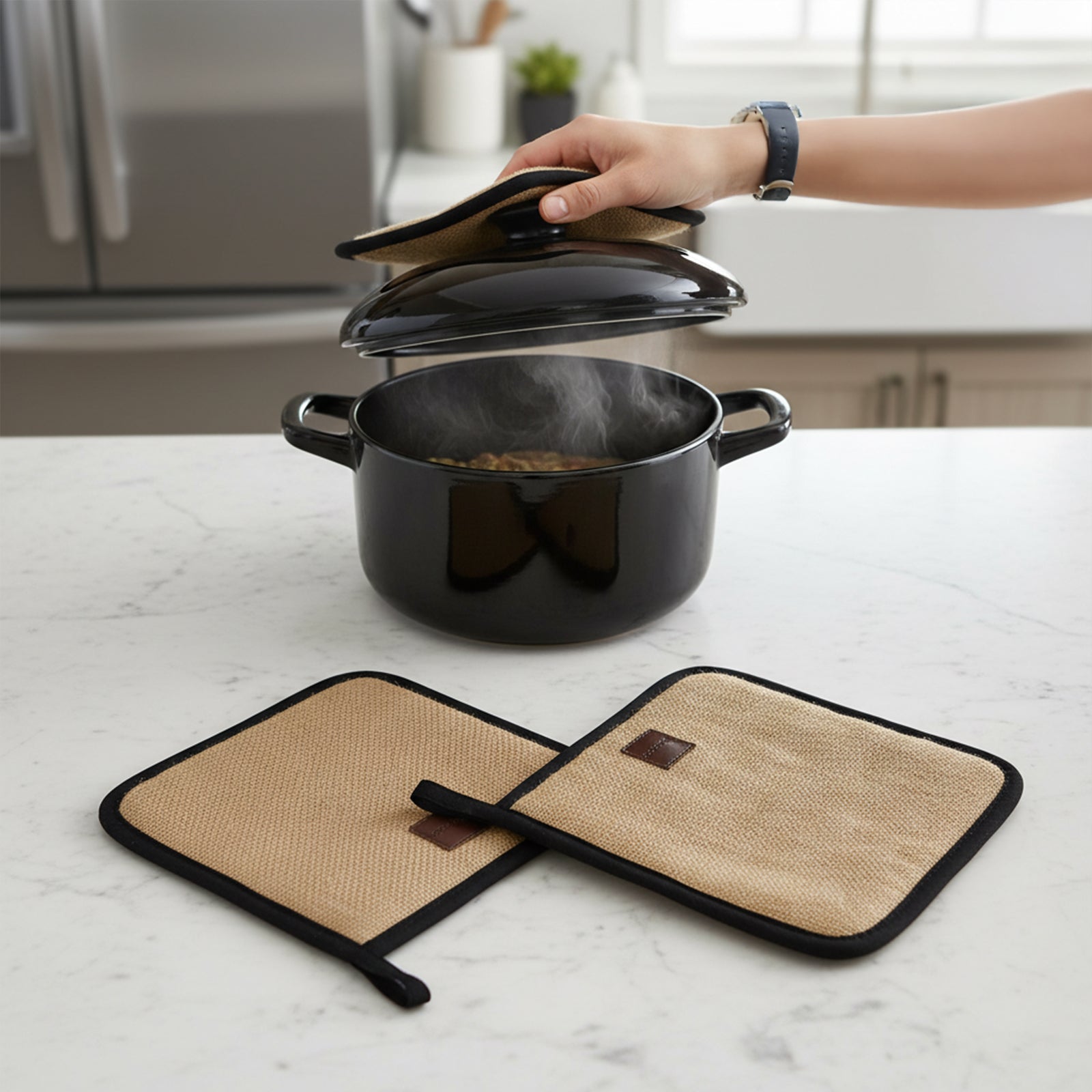 Braise Kitchen Pot Holder - KDW230405-2 - Kitchen Appliances - ebarza Furniture UAE | Shop Modern Furniture in Abu Dhabi & Dubai - مفروشات ايبازرا في الامارات | تسوق اثاث عصري وديكورات مميزة في دبي وابوظبي
