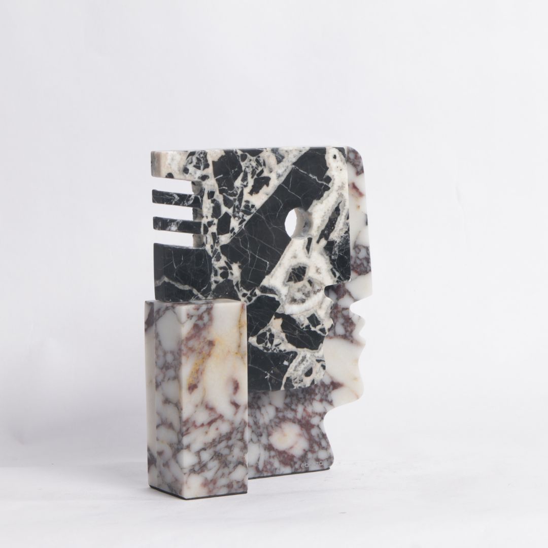 Pre-order 15 Days Delivery Bulgari Black & Bulgari Purple Marble Sculpture KA5164 - Home Decor Figurines - ebarza Furniture UAE | Shop Modern Furniture in Abu Dhabi & Dubai - مفروشات ايبازرا في الامارات | تسوق اثاث عصري وديكورات مميزة في دبي وابوظبي