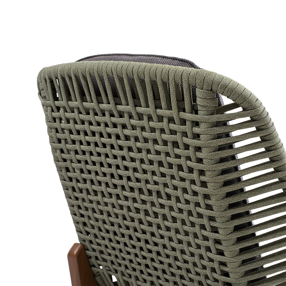 CLOGS LOUNGE CHAIR W/SEAT AND BACK CUSHION - KC8611N07ROP - Armchairs - ebarza Furniture UAE | Shop Modern Furniture in Abu Dhabi & Dubai - مفروشات ايبازرا في الامارات | تسوق اثاث عصري وديكورات مميزة في دبي وابوظبي