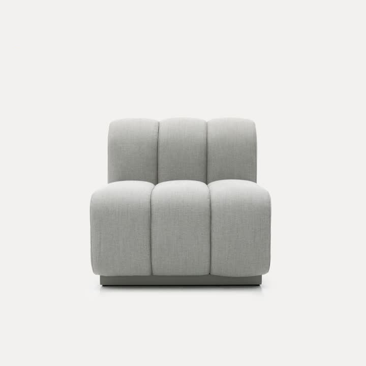 Pre-order 15 Days Delivery Chameleon Sofa Single Seater Without Arms - H-5228-B - Sofas - ebarza Furniture UAE | Shop Modern Furniture in Abu Dhabi & Dubai - مفروشات ايبازرا في الامارات | تسوق اثاث عصري وديكورات مميزة في دبي وابوظبي