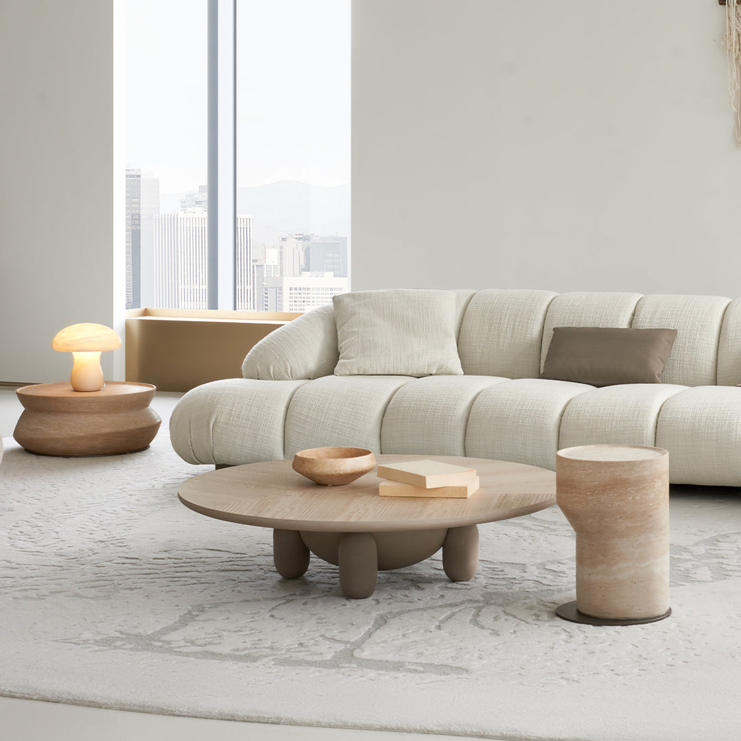 Ferrara Veneer Top Coffee Table BMCJ-CJ6035 - Coffee tables - ebarza Furniture UAE | Shop Modern Furniture in Abu Dhabi & Dubai - مفروشات ايبازرا في الامارات | تسوق اثاث عصري وديكورات مميزة في دبي وابوظبي