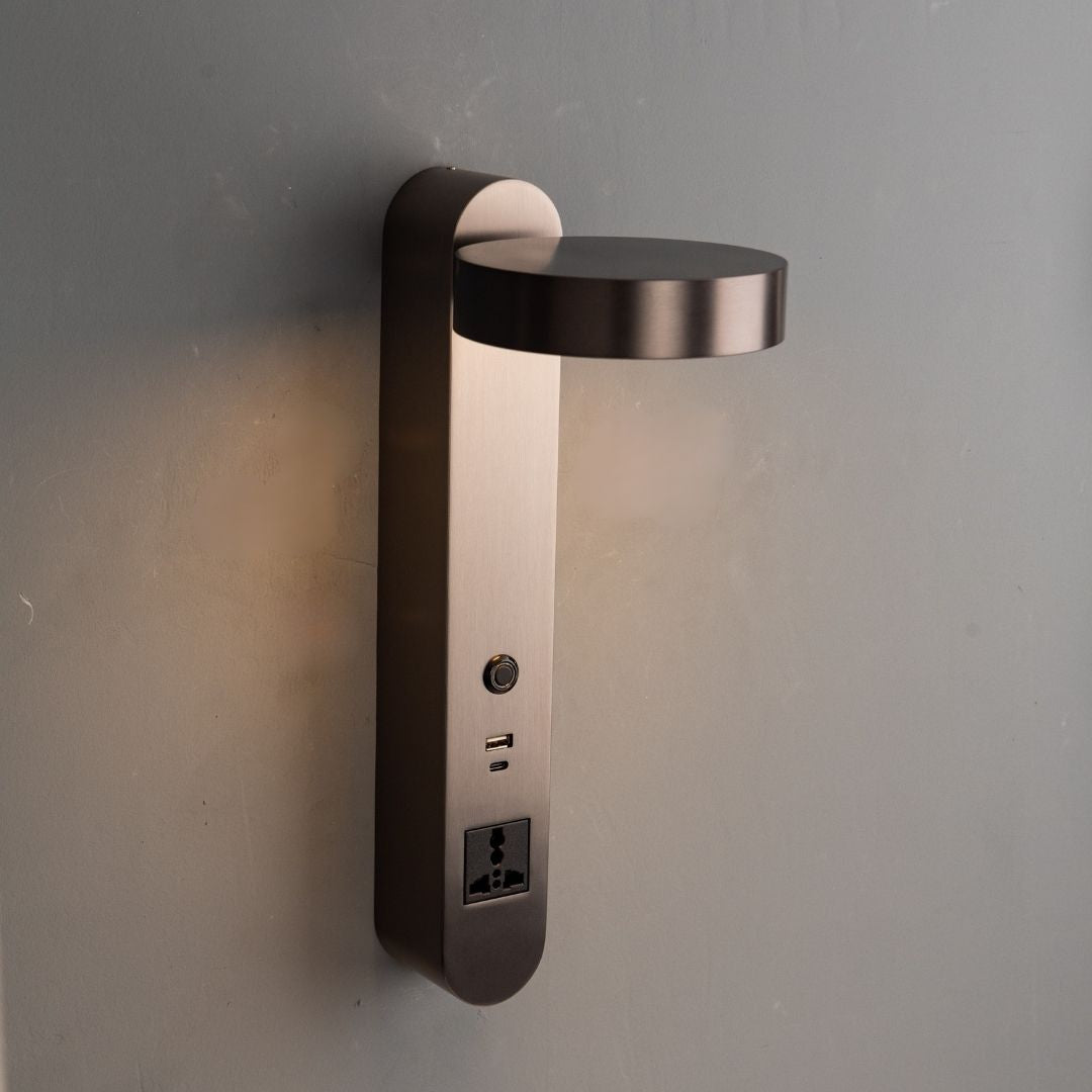 Cookie Hotel Style Headboard/ Wall Reading Lamp Cookie-Ez-WL(B)-28AB - Wall Lamps - ebarza Furniture UAE | Shop Modern Furniture in Abu Dhabi & Dubai - مفروشات ايبازرا في الامارات | تسوق اثاث عصري وديكورات مميزة في دبي وابوظبي