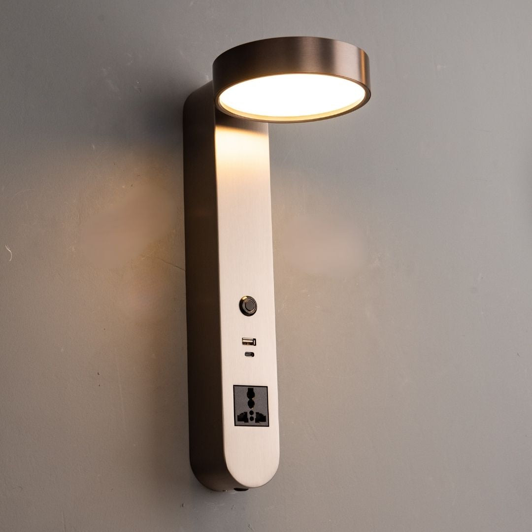 Cookie Hotel Style Headboard/ Wall Reading Lamp Cookie-Ez-WL(B)-28AB - Wall Lamps - ebarza Furniture UAE | Shop Modern Furniture in Abu Dhabi & Dubai - مفروشات ايبازرا في الامارات | تسوق اثاث عصري وديكورات مميزة في دبي وابوظبي