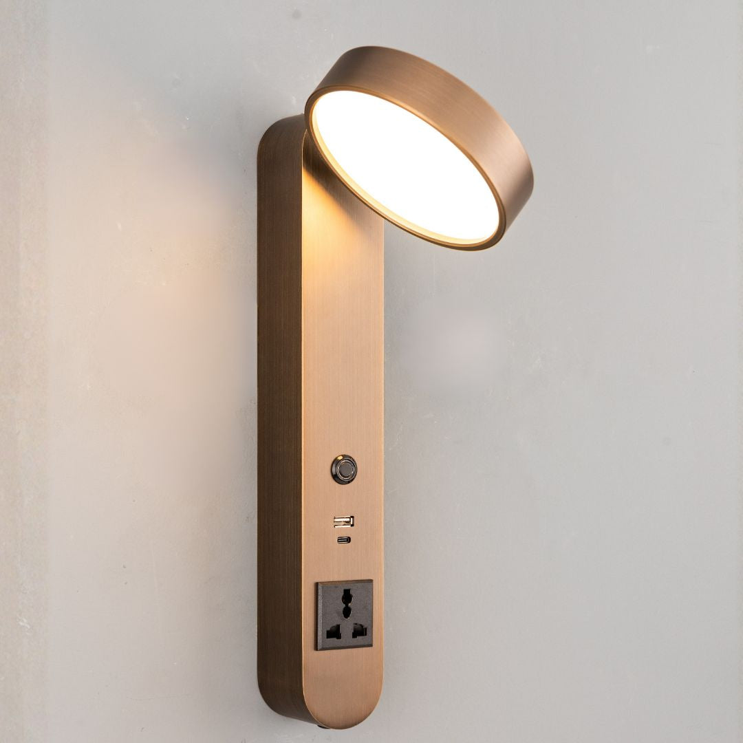 Cookie Hotel Style Headboard/ Wall Reading Lamp Cookie-Ez-WL(B)-28AB - Wall Lamps - ebarza Furniture UAE | Shop Modern Furniture in Abu Dhabi & Dubai - مفروشات ايبازرا في الامارات | تسوق اثاث عصري وديكورات مميزة في دبي وابوظبي