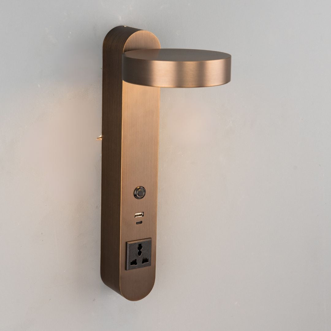 Cookie Hotel Style Headboard/ Wall Reading Lamp Cookie-Ez-WL(B)-28AB - Wall Lamps - ebarza Furniture UAE | Shop Modern Furniture in Abu Dhabi & Dubai - مفروشات ايبازرا في الامارات | تسوق اثاث عصري وديكورات مميزة في دبي وابوظبي