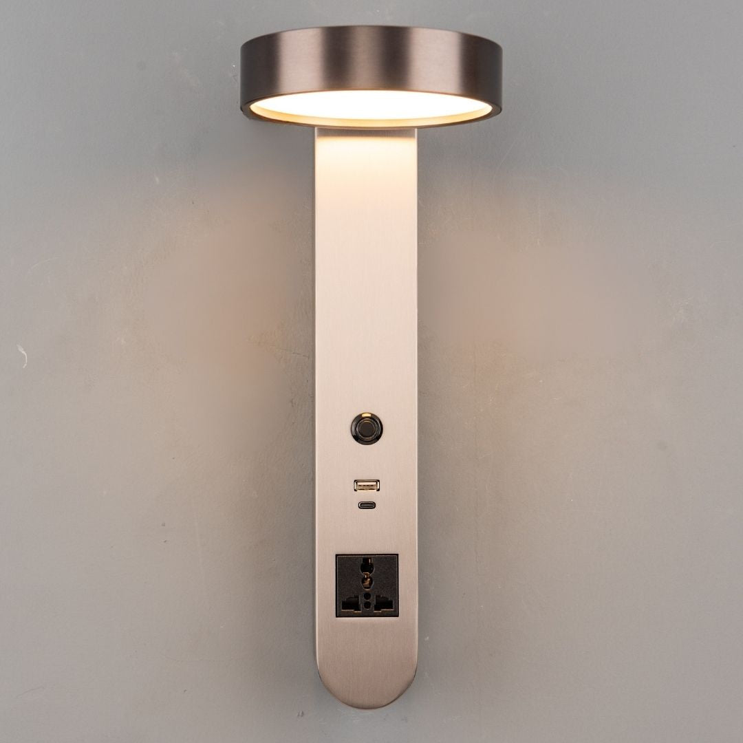 Cookie Hotel Style Headboard/ Wall Reading Lamp Cookie-Ez-WL(B)-28AB - Wall Lamps - ebarza Furniture UAE | Shop Modern Furniture in Abu Dhabi & Dubai - مفروشات ايبازرا في الامارات | تسوق اثاث عصري وديكورات مميزة في دبي وابوظبي