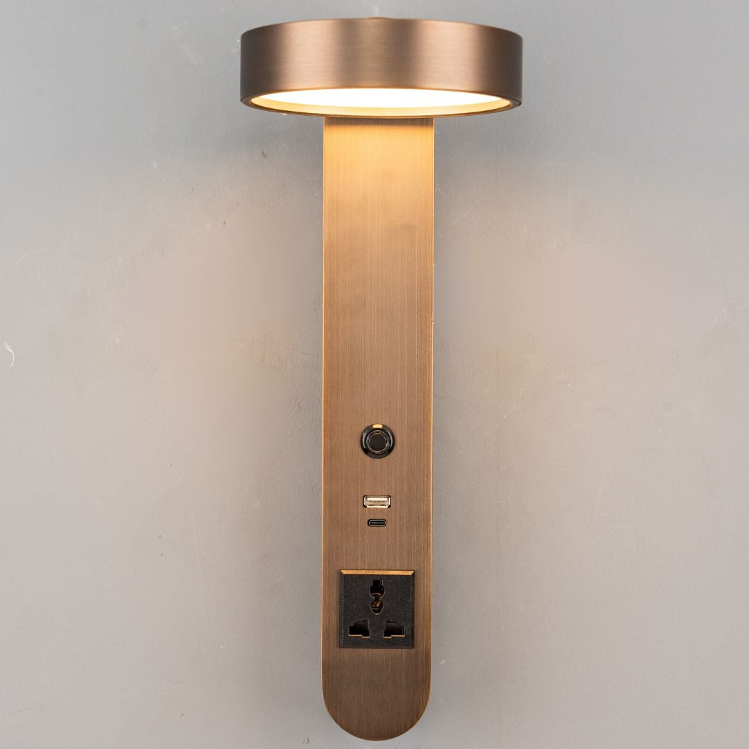 Cookie Hotel Style Headboard/ Wall Reading Lamp Cookie-Ez-WL(B)-28AB - Wall Lamps - ebarza Furniture UAE | Shop Modern Furniture in Abu Dhabi & Dubai - مفروشات ايبازرا في الامارات | تسوق اثاث عصري وديكورات مميزة في دبي وابوظبي