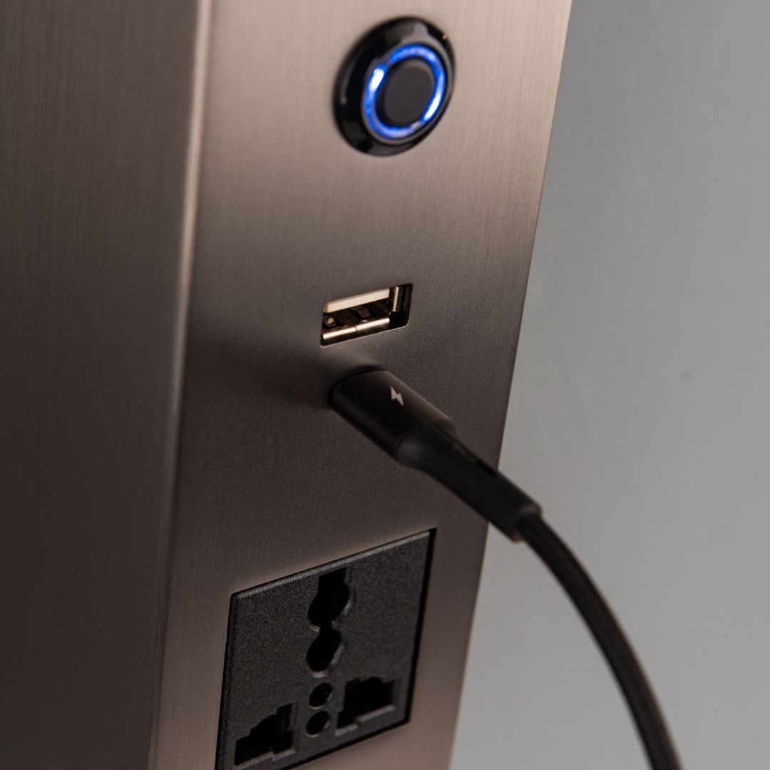 Cookie Hotel Style Headboard/ Wall Reading Lamp Cookie-Ez-WL(B)-28AB - Wall Lamps - ebarza Furniture UAE | Shop Modern Furniture in Abu Dhabi & Dubai - مفروشات ايبازرا في الامارات | تسوق اثاث عصري وديكورات مميزة في دبي وابوظبي