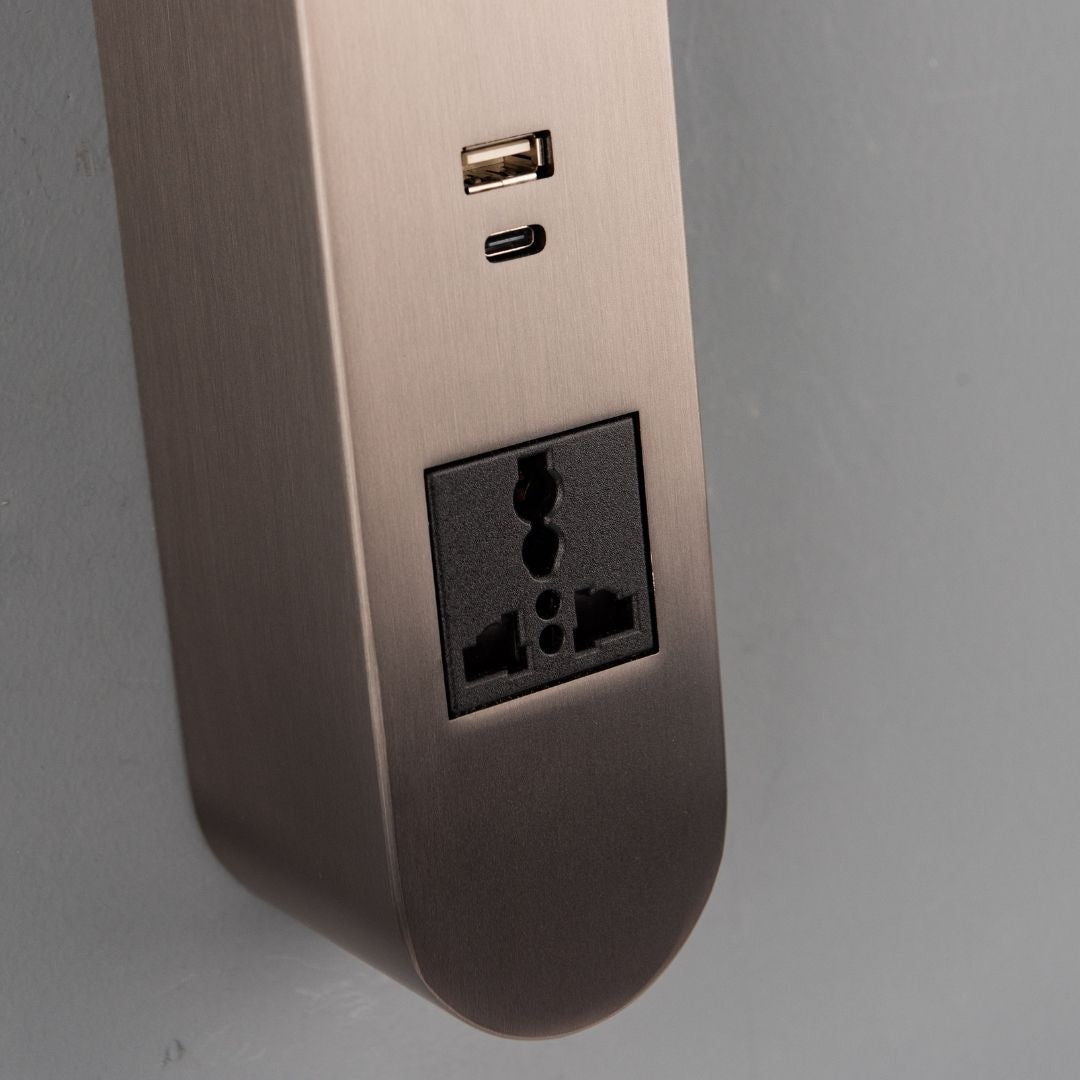 Cookie Hotel Style Headboard/ Wall Reading Lamp Cookie-Ez-WL(B)-28AB - Wall Lamps - ebarza Furniture UAE | Shop Modern Furniture in Abu Dhabi & Dubai - مفروشات ايبازرا في الامارات | تسوق اثاث عصري وديكورات مميزة في دبي وابوظبي