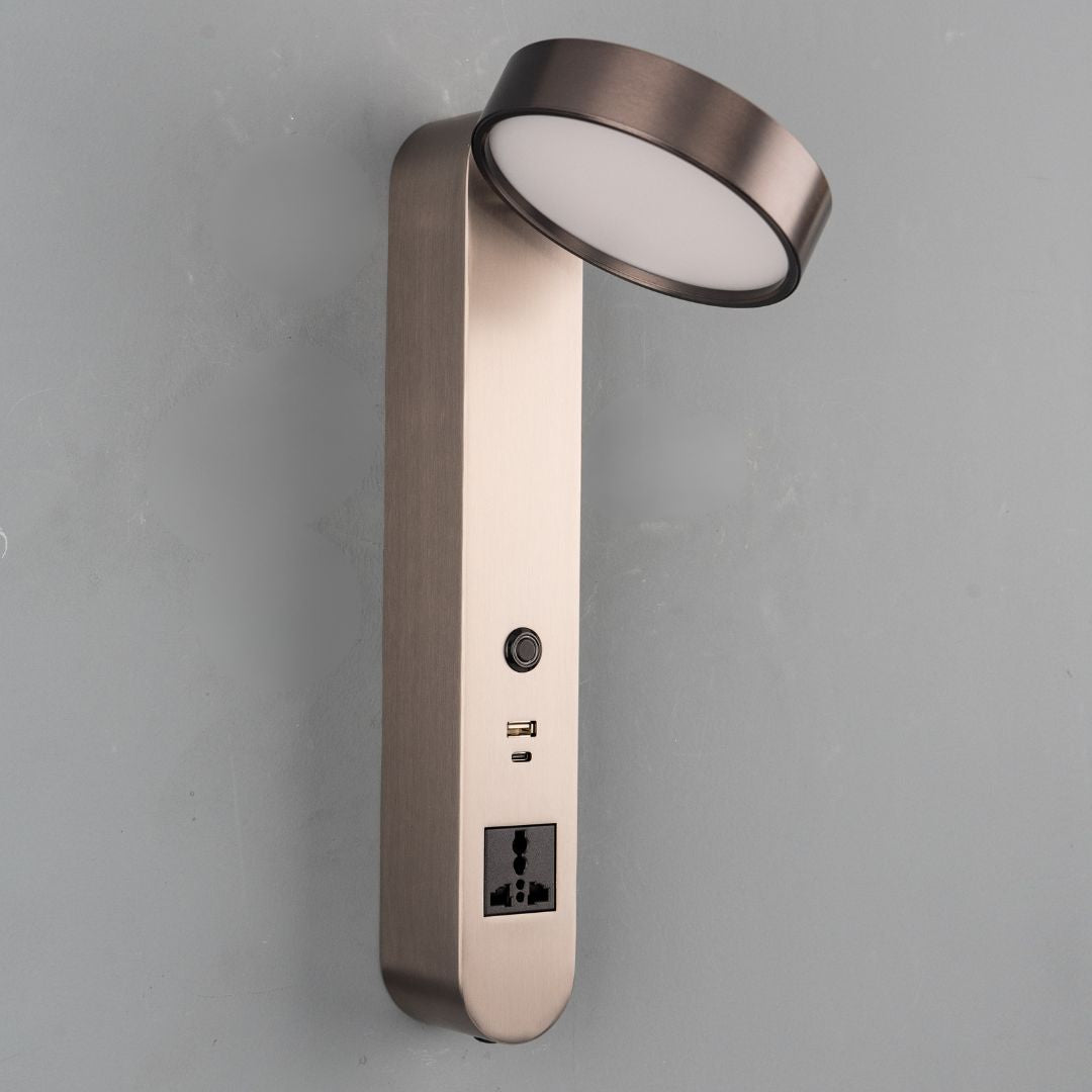 Cookie Hotel Style Headboard/ Wall Reading Lamp Cookie-Ez-WL(B)-28AB - Wall Lamps - ebarza Furniture UAE | Shop Modern Furniture in Abu Dhabi & Dubai - مفروشات ايبازرا في الامارات | تسوق اثاث عصري وديكورات مميزة في دبي وابوظبي
