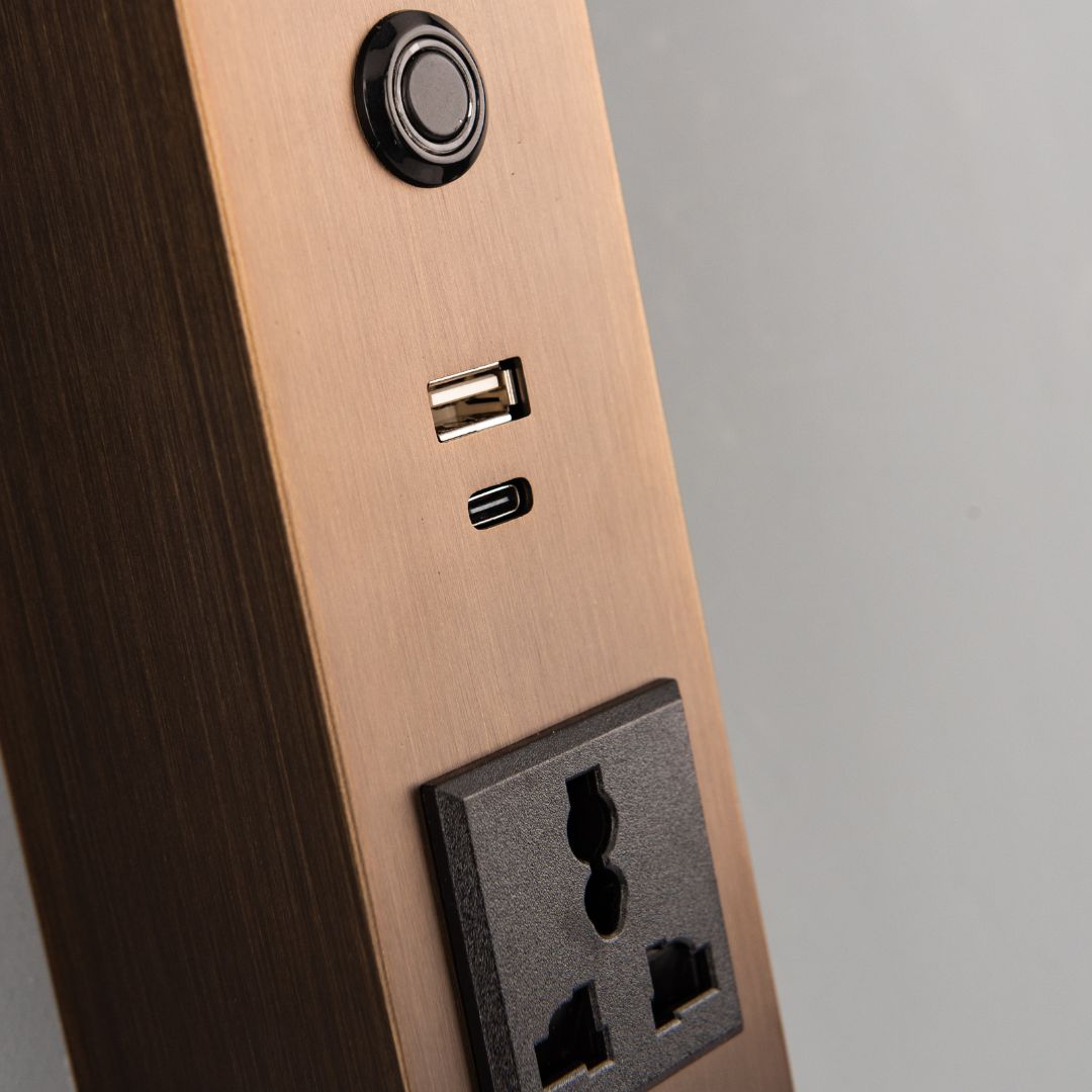 Cookie Hotel Style Headboard/ Wall Reading Lamp Cookie-Ez-WL(B)-28AB - Wall Lamps - ebarza Furniture UAE | Shop Modern Furniture in Abu Dhabi & Dubai - مفروشات ايبازرا في الامارات | تسوق اثاث عصري وديكورات مميزة في دبي وابوظبي