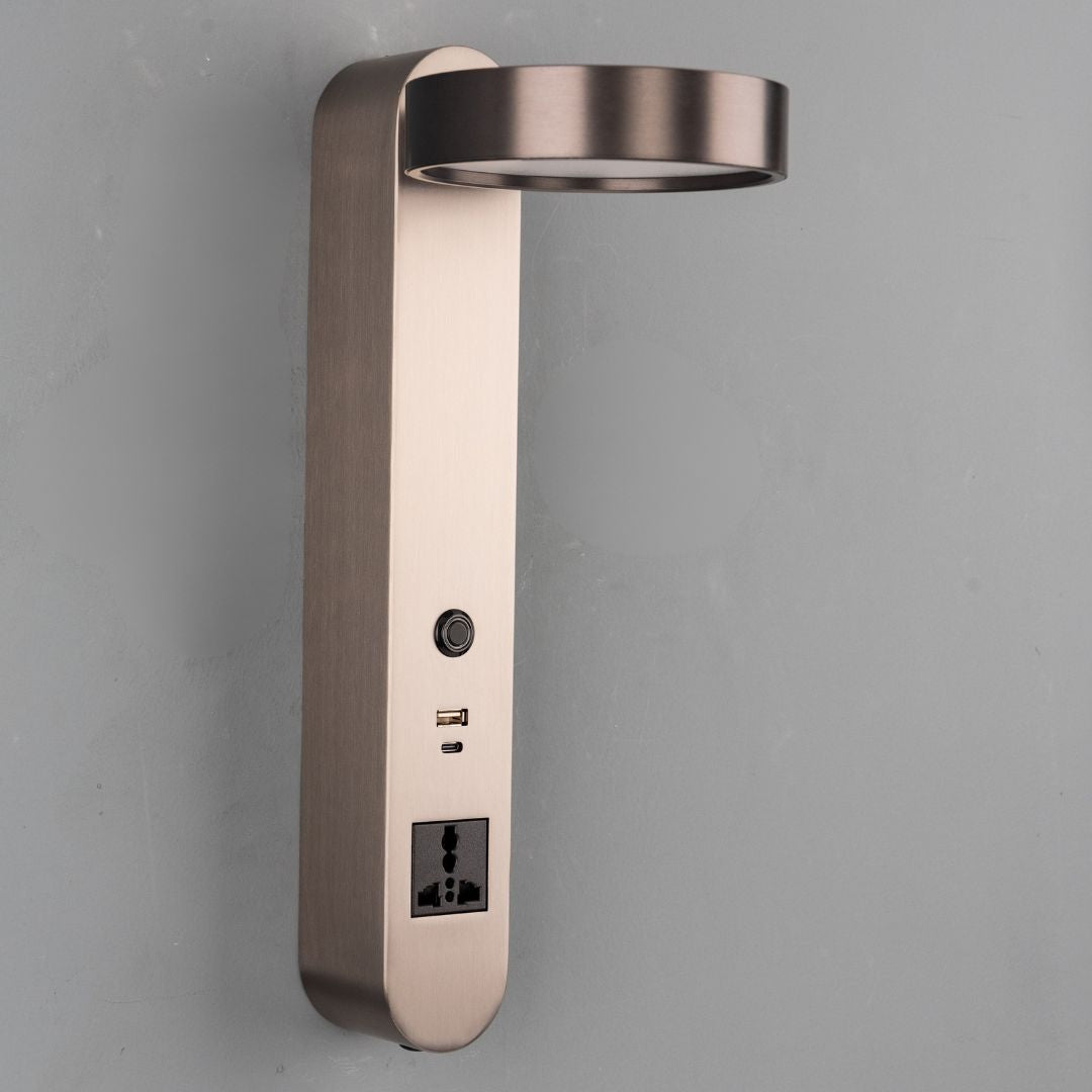 Cookie Hotel Style Headboard/ Wall Reading Lamp Cookie-Ez-WL(B)-28AB - Wall Lamps - ebarza Furniture UAE | Shop Modern Furniture in Abu Dhabi & Dubai - مفروشات ايبازرا في الامارات | تسوق اثاث عصري وديكورات مميزة في دبي وابوظبي