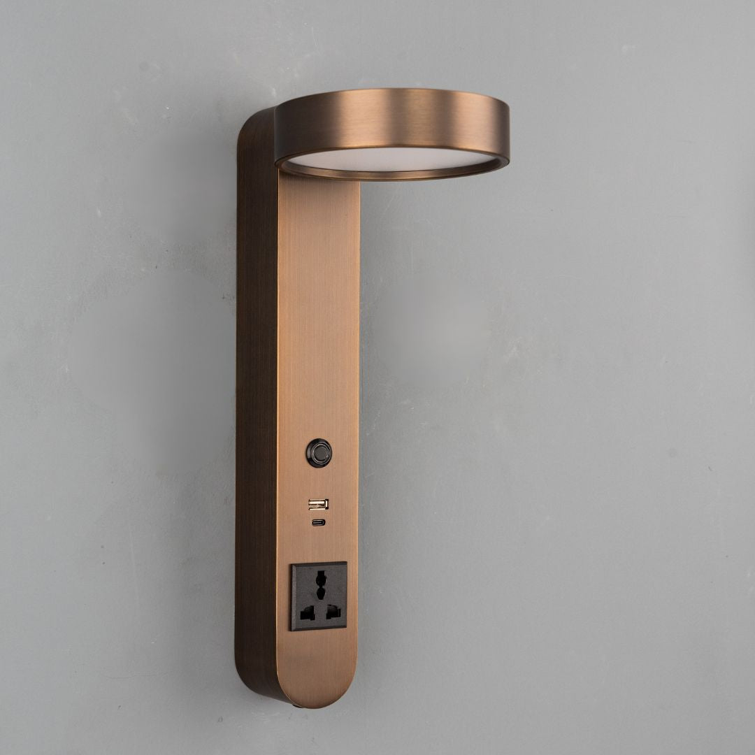 Cookie Hotel Style Headboard/ Wall Reading Lamp Cookie-Ez-WL(B)-28AB - Wall Lamps - ebarza Furniture UAE | Shop Modern Furniture in Abu Dhabi & Dubai - مفروشات ايبازرا في الامارات | تسوق اثاث عصري وديكورات مميزة في دبي وابوظبي