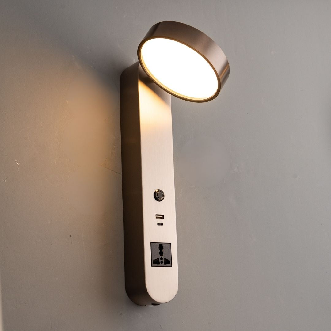 Cookie Hotel Style Headboard/ Wall Reading Lamp Cookie-Ez-WL(B)-28AB - Wall Lamps - ebarza Furniture UAE | Shop Modern Furniture in Abu Dhabi & Dubai - مفروشات ايبازرا في الامارات | تسوق اثاث عصري وديكورات مميزة في دبي وابوظبي