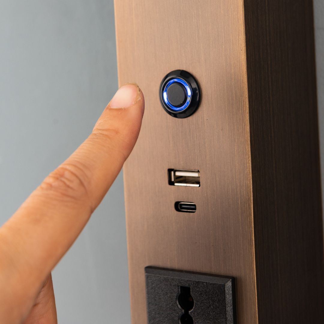 Cookie Hotel Style Headboard/ Wall Reading Lamp Cookie-Ez-WL(B)-28AB - Wall Lamps - ebarza Furniture UAE | Shop Modern Furniture in Abu Dhabi & Dubai - مفروشات ايبازرا في الامارات | تسوق اثاث عصري وديكورات مميزة في دبي وابوظبي