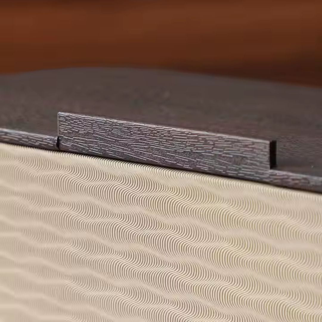 Corrugated Round Edge Box Coffee A - FB-PG24010A - Decorative Boxes - ebarza Furniture UAE | Shop Modern Furniture in Abu Dhabi & Dubai - مفروشات ايبازرا في الامارات | تسوق اثاث عصري وديكورات مميزة في دبي وابوظبي