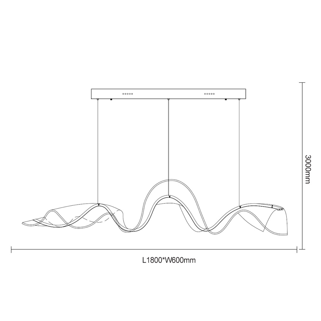 Cosmic Twister Pendant Lamp MK5890P-001 - Pendant Lamps - ebarza Furniture UAE | Shop Modern Furniture in Abu Dhabi & Dubai - مفروشات ايبازرا في الامارات | تسوق اثاث عصري وديكورات مميزة في دبي وابوظبي