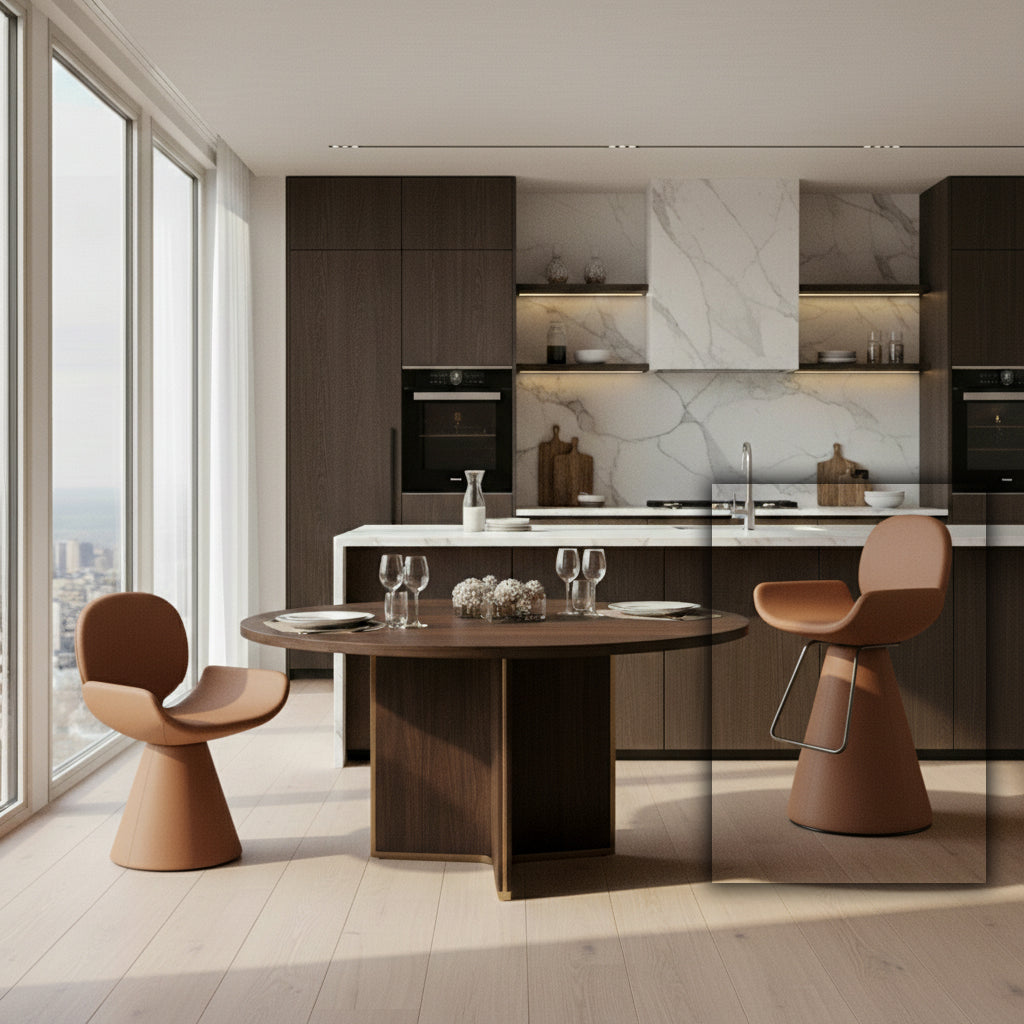 Cove Barstool PS-B195-B - Orange