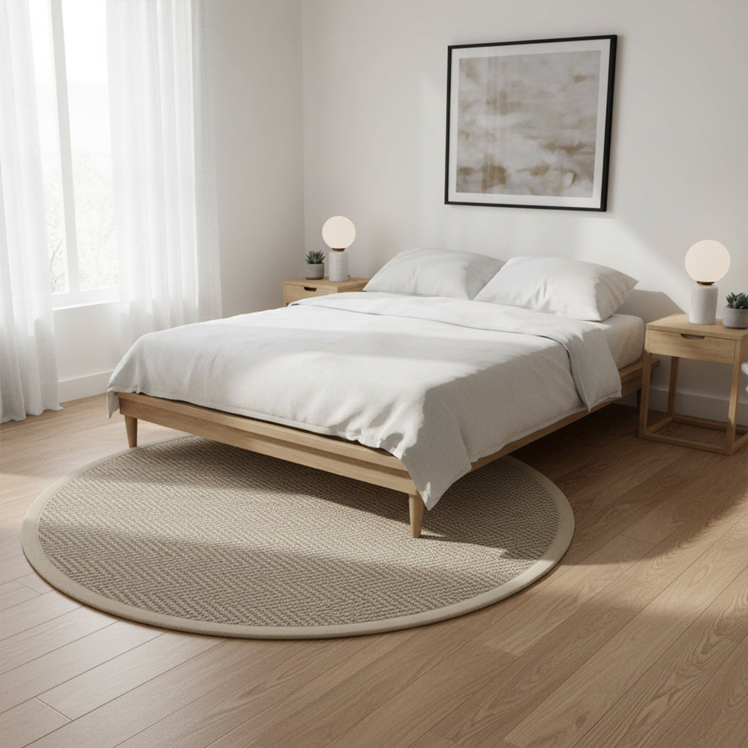 D150 CM SISAL CARPET SYDNEY CH-SSLSDNY-RS - Rugs - ebarza Furniture UAE | Shop Modern Furniture in Abu Dhabi & Dubai - مفروشات ايبازرا في الامارات | تسوق اثاث عصري وديكورات مميزة في دبي وابوظبي