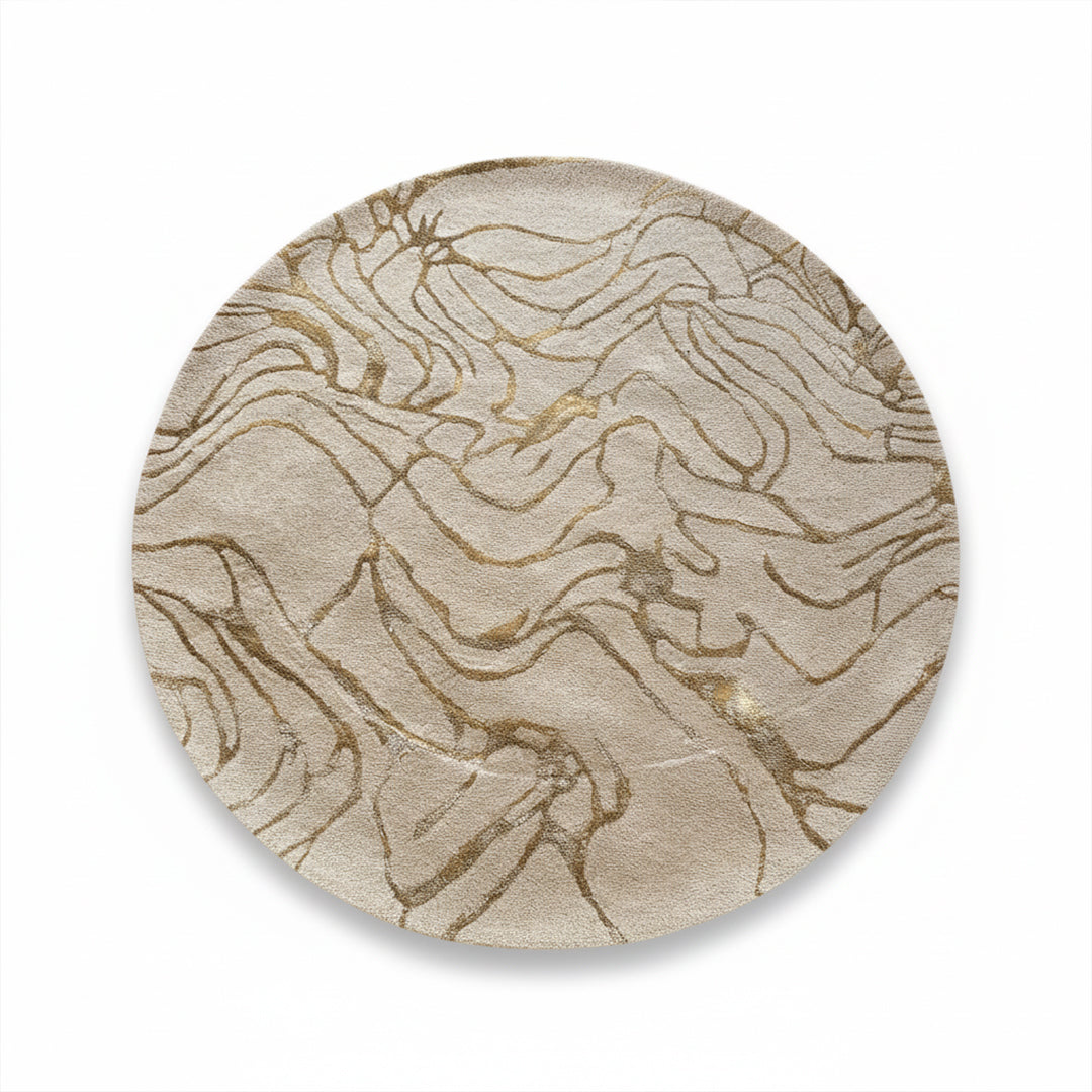 D250 Cm Handmade Wool Rug Jh-20736 Round - Rugs - ebarza Furniture UAE | Shop Modern Furniture in Abu Dhabi & Dubai - مفروشات ايبازرا في الامارات | تسوق اثاث عصري وديكورات مميزة في دبي وابوظبي