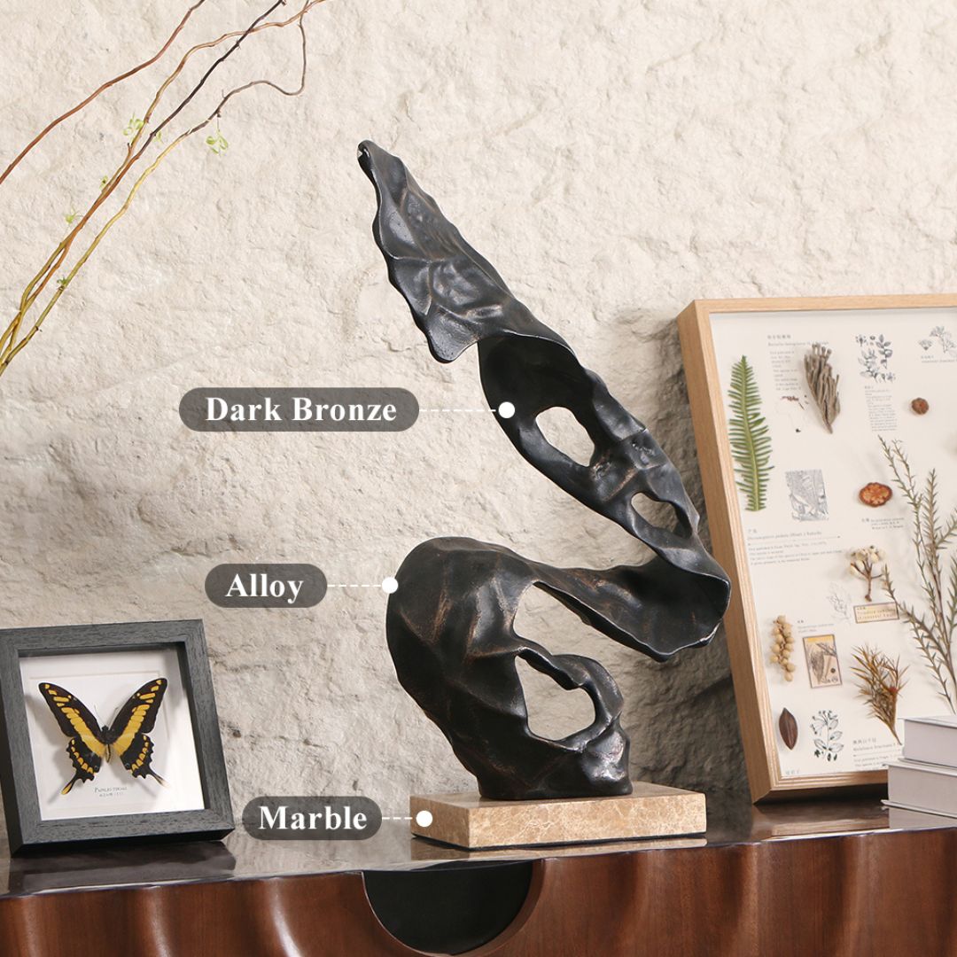 Pre-order 15 Days Delivery Dancing Lines sculpture KA5138A - Home Decor Figurines - ebarza Furniture UAE | Shop Modern Furniture in Abu Dhabi & Dubai - مفروشات ايبازرا في الامارات | تسوق اثاث عصري وديكورات مميزة في دبي وابوظبي