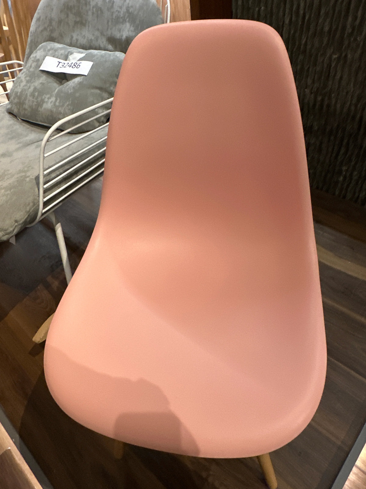 Display Item - Dining Chair- Plastic- Pc-016Wp-Wood-N - Yas