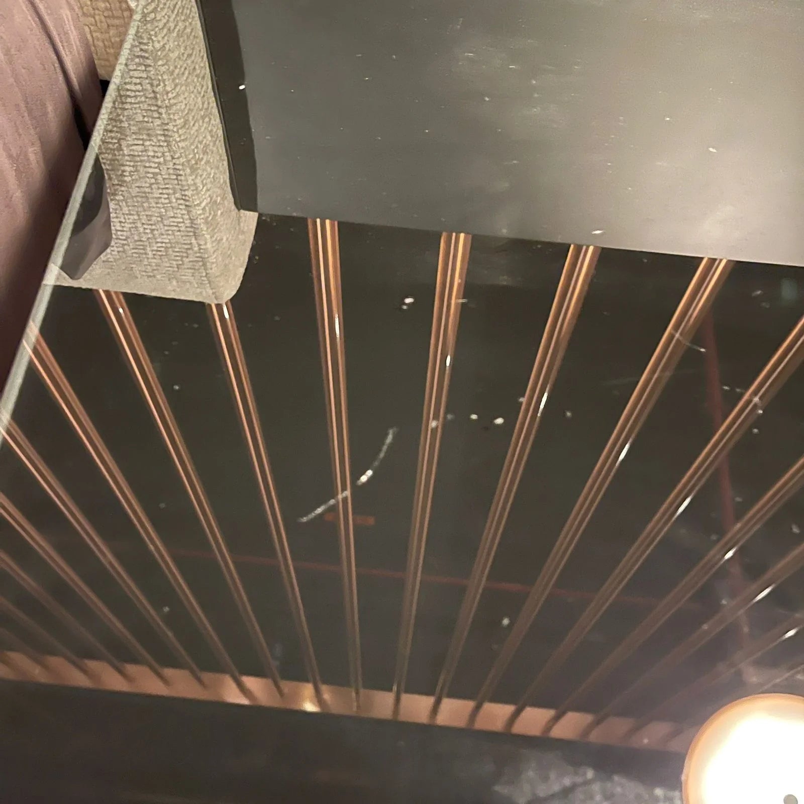 Display Item - Dali Side Table With Glass Top Dali-Side - YAS - DISPLAY ITEM - ebarza Furniture UAE | Shop Modern Furniture in Abu Dhabi & Dubai - مفروشات ايبازرا في الامارات | تسوق اثاث عصري وديكورات مميزة في دبي وابوظبي