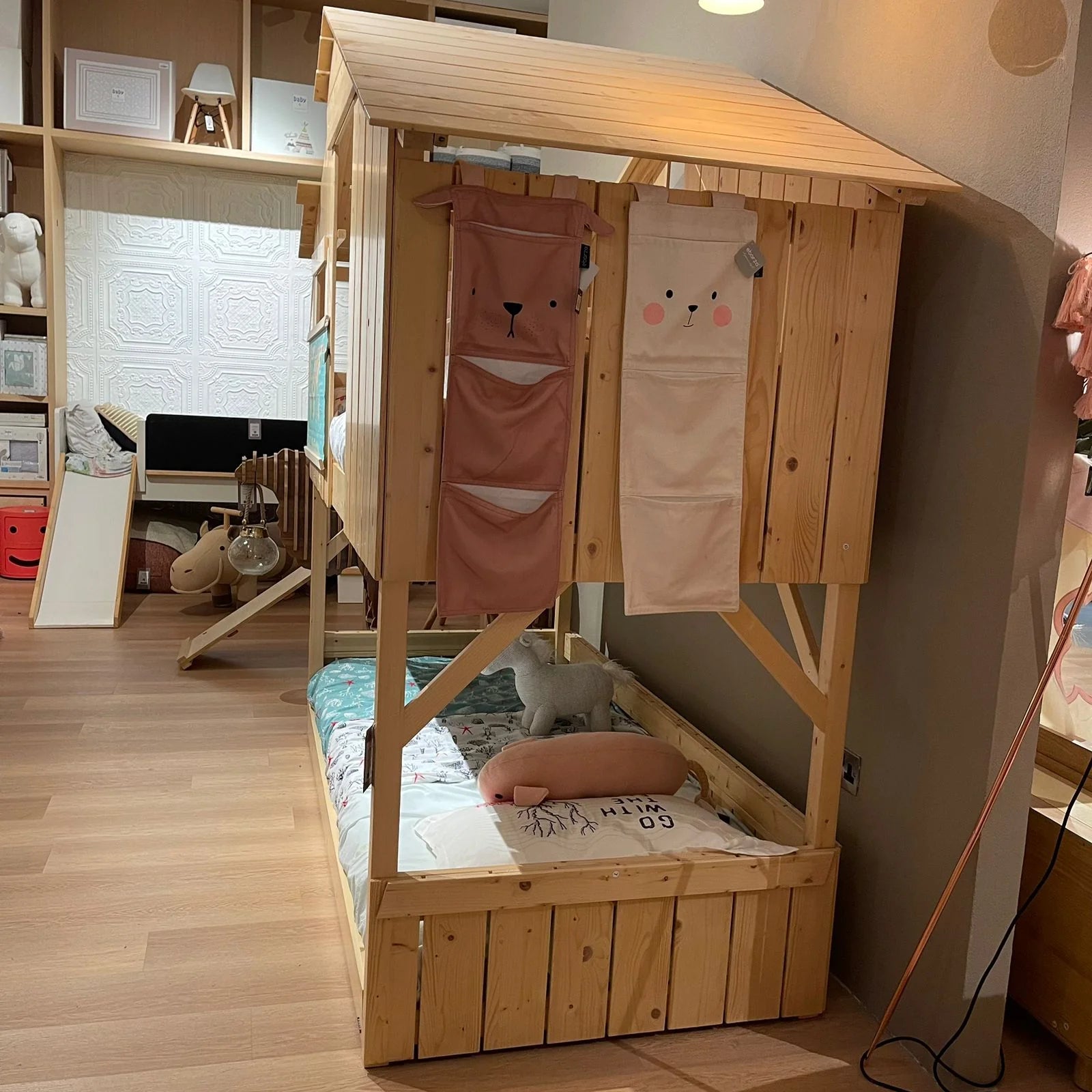 Display Item - Tree Double Kids Bed Et-C004-N - YAS - DISPLAY ITEM - ebarza Furniture UAE | Shop Modern Furniture in Abu Dhabi & Dubai - مفروشات ايبازرا في الامارات | تسوق اثاث عصري وديكورات مميزة في دبي وابوظبي