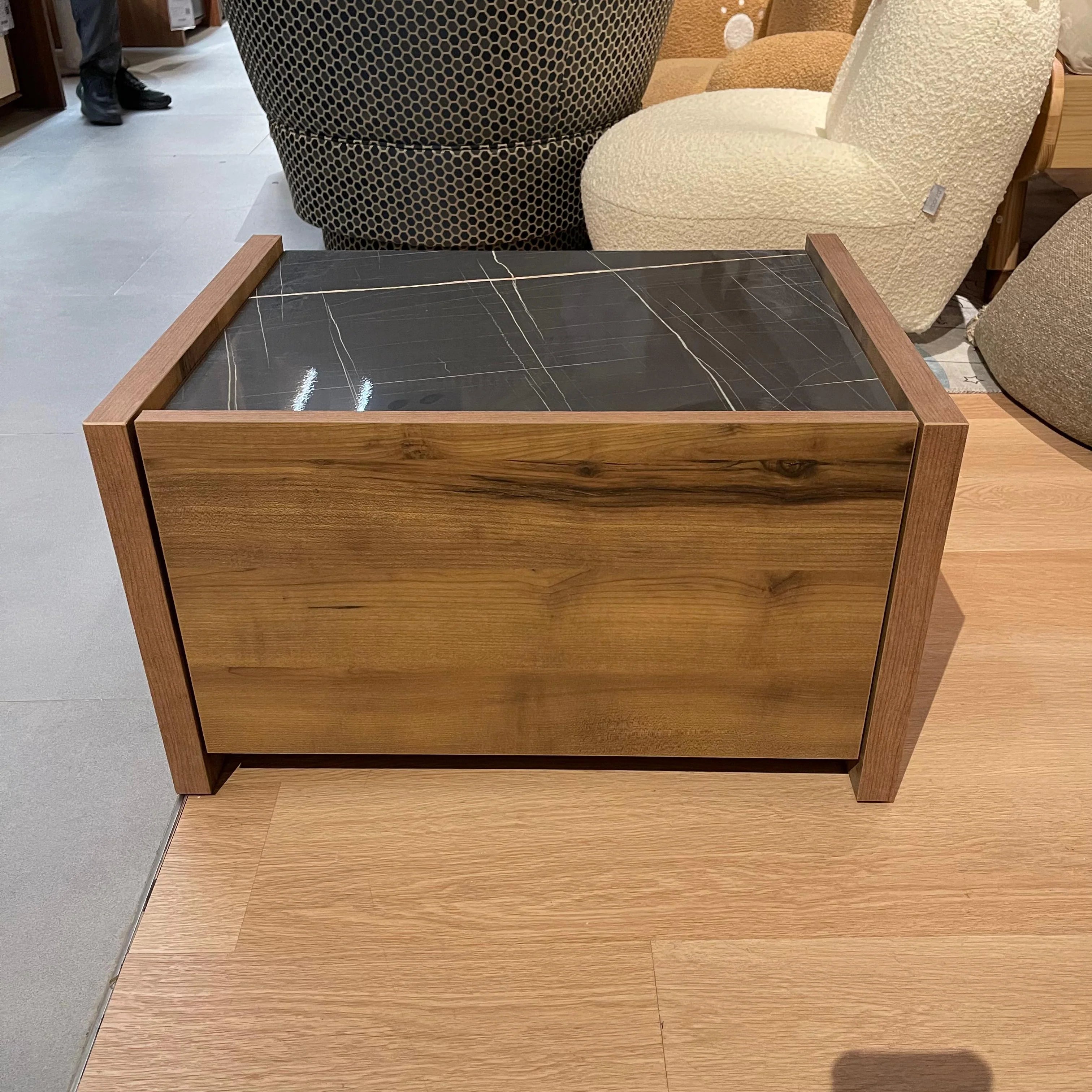 Display Item - 2X Bianca Bedside Tables (Meena Side Table) Bianca-2Side -YAS - DISPLAY ITEM - ebarza Furniture UAE | Shop Modern Furniture in Abu Dhabi & Dubai - مفروشات ايبازرا في الامارات | تسوق اثاث عصري وديكورات مميزة في دبي وابوظبي