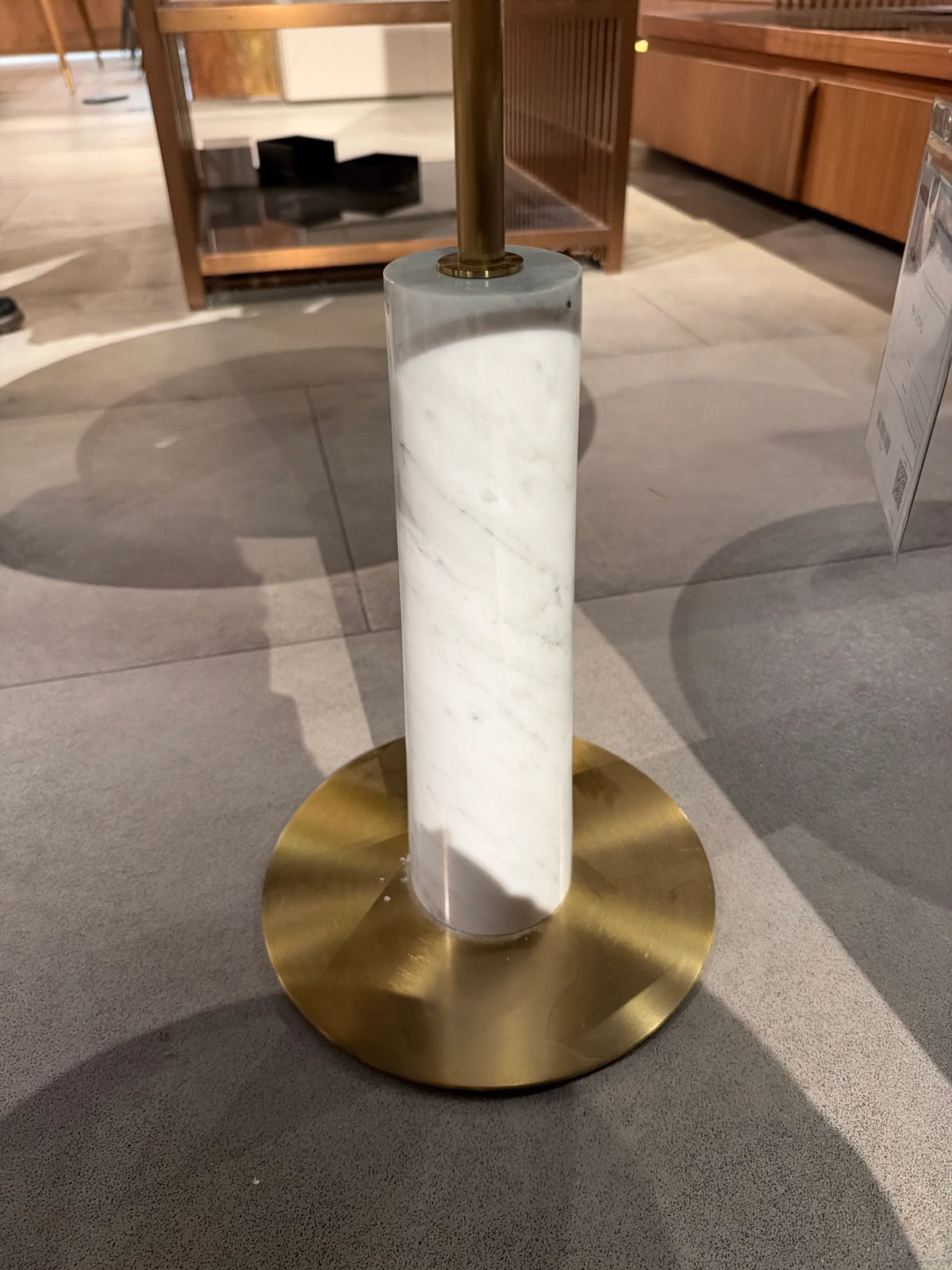 Display Item - Orizzonte Natural Marble Side Table 212St-W - Yas