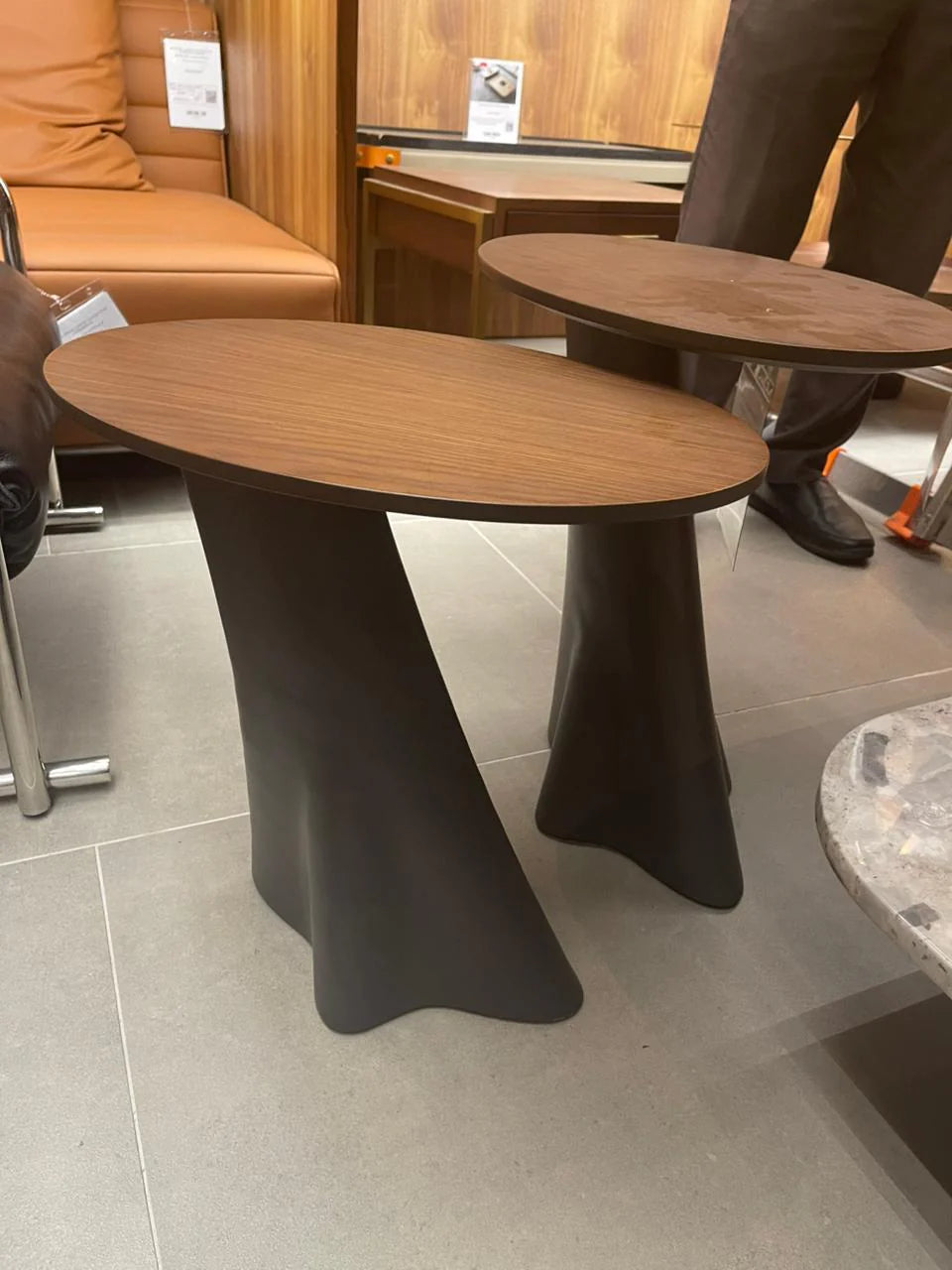 Set of 2 Guzzi side tables by TOGO HOME STYLE, showcasing modern design with sleek surfaces and sturdy legs.