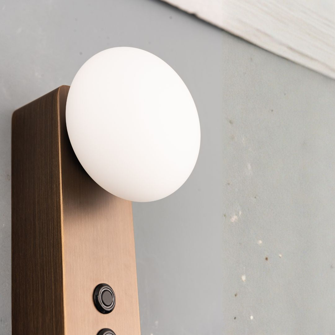 Diva Hotel Style Headboard/ Wall Reading Lamp Diva-Ez-WL(D)-28AB - Wall Lamps - ebarza Furniture UAE | Shop Modern Furniture in Abu Dhabi & Dubai - مفروشات ايبازرا في الامارات | تسوق اثاث عصري وديكورات مميزة في دبي وابوظبي