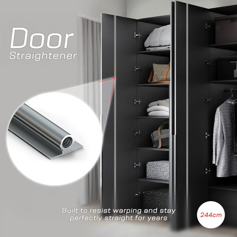 Gentleman Grey Aluminum Door Straightener ZC 1003 - L:244CM