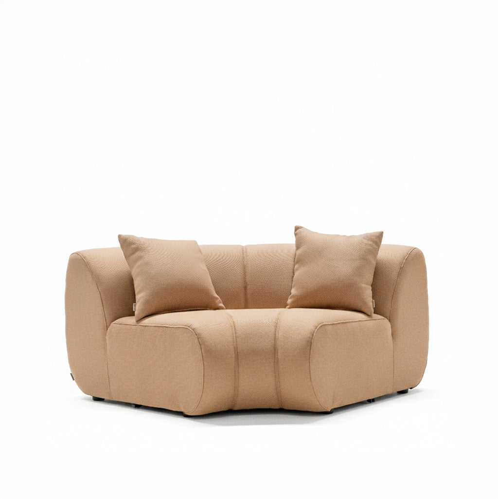 Duna Corner Outdoor Sofa Model LT-E-C02B+2*CU-02 - Outdoor Sofas - ebarza Furniture UAE | Shop Modern Furniture in Abu Dhabi & Dubai - مفروشات ايبازرا في الامارات | تسوق اثاث عصري وديكورات مميزة في دبي وابوظبي