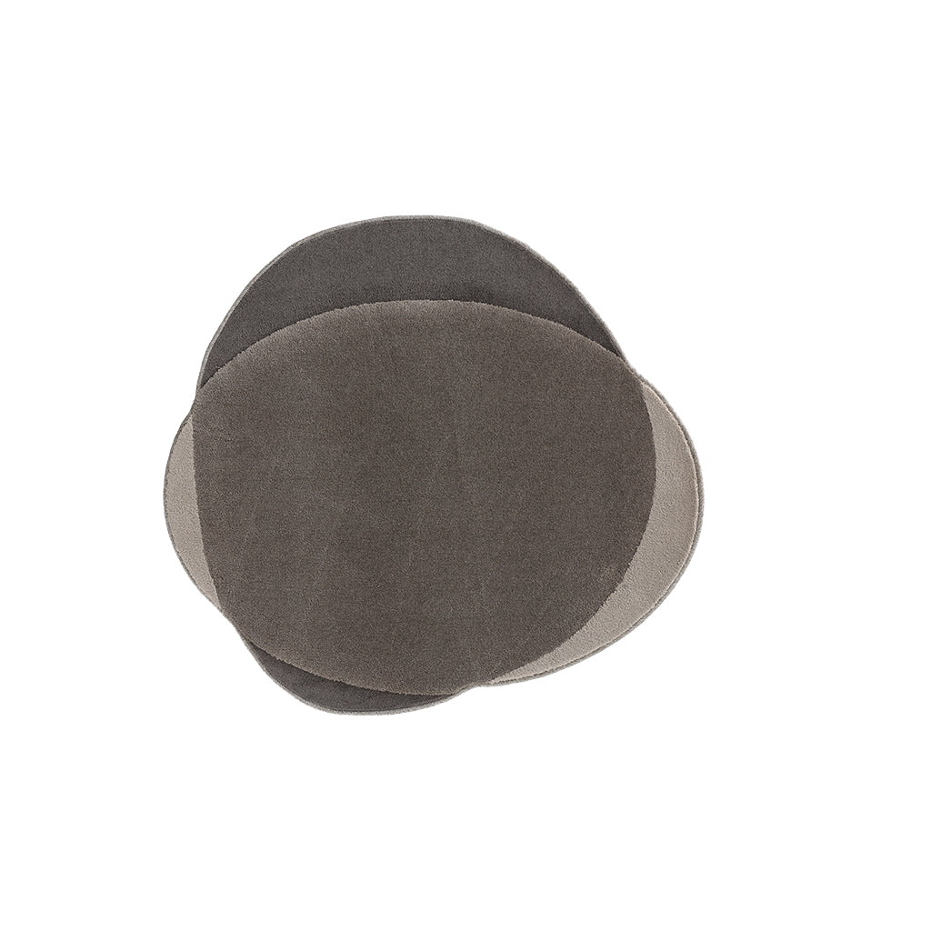 245x240 CM ECLIPSE-01 Round Rug - CP BROWN88 (C1631) - UD HALIM97 (HOLM 97) - SP (C1901) - ECL-01
