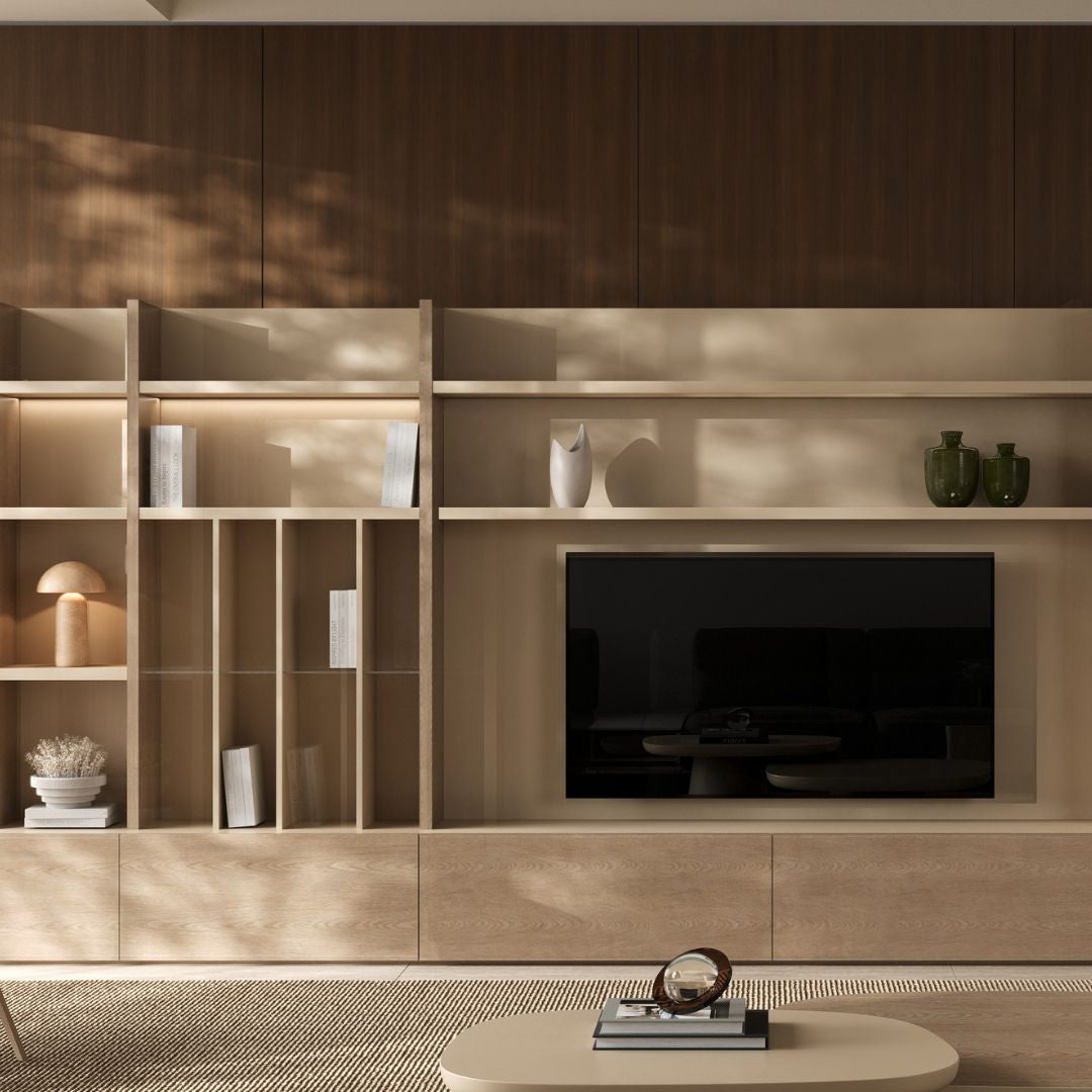 Pre-order 90 Days Delivery ENYA Glass Shelf Module 90 cm Wall unit