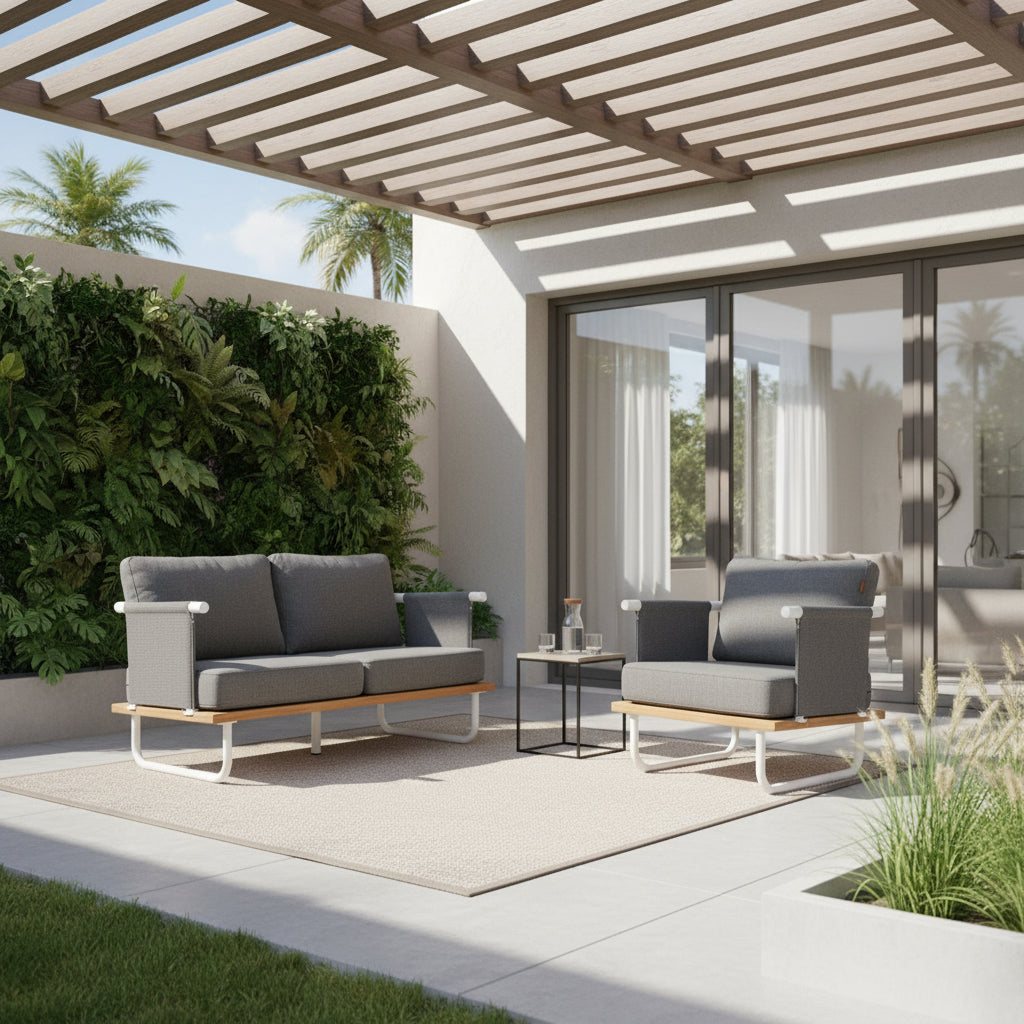 Efsane Outdoor 2 Seater Sofa Sanc-Efsa-039 - Outdoor Sofas - ebarza Furniture UAE | Shop Modern Furniture in Abu Dhabi & Dubai - مفروشات ايبازرا في الامارات | تسوق اثاث عصري وديكورات مميزة في دبي وابوظبي