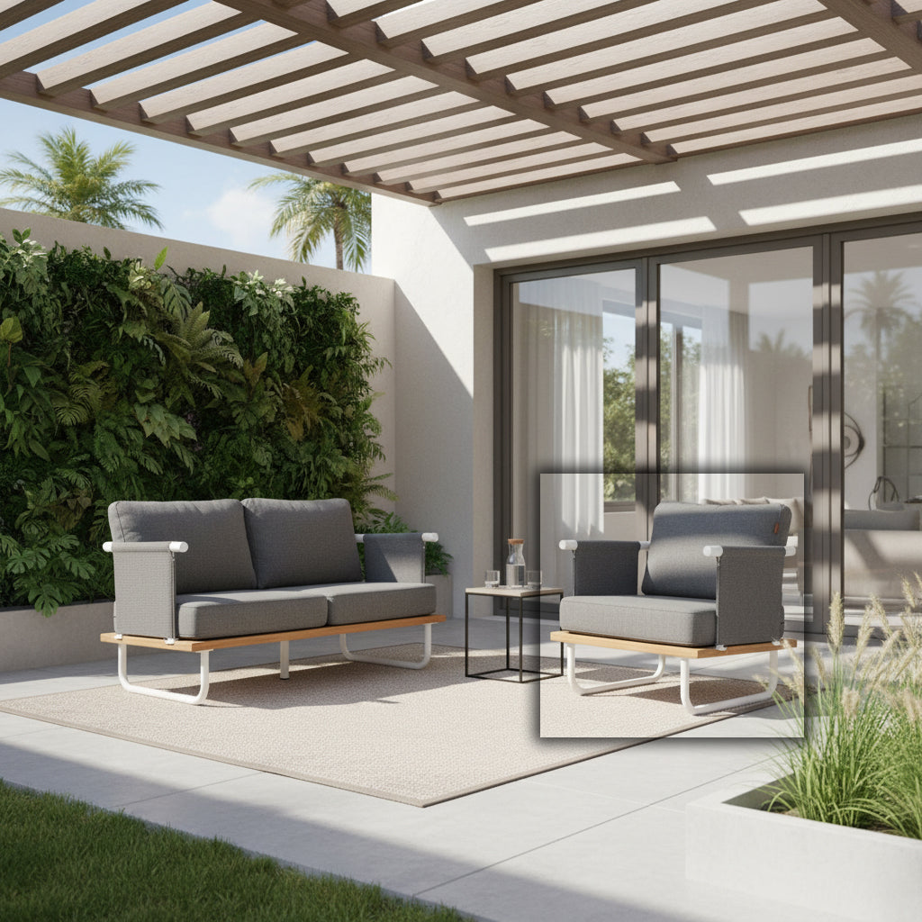 Efsane Outdoor Armchair Sanc-Efsa-040 - Outdoor Chairs - ebarza Furniture UAE | Shop Modern Furniture in Abu Dhabi & Dubai - مفروشات ايبازرا في الامارات | تسوق اثاث عصري وديكورات مميزة في دبي وابوظبي