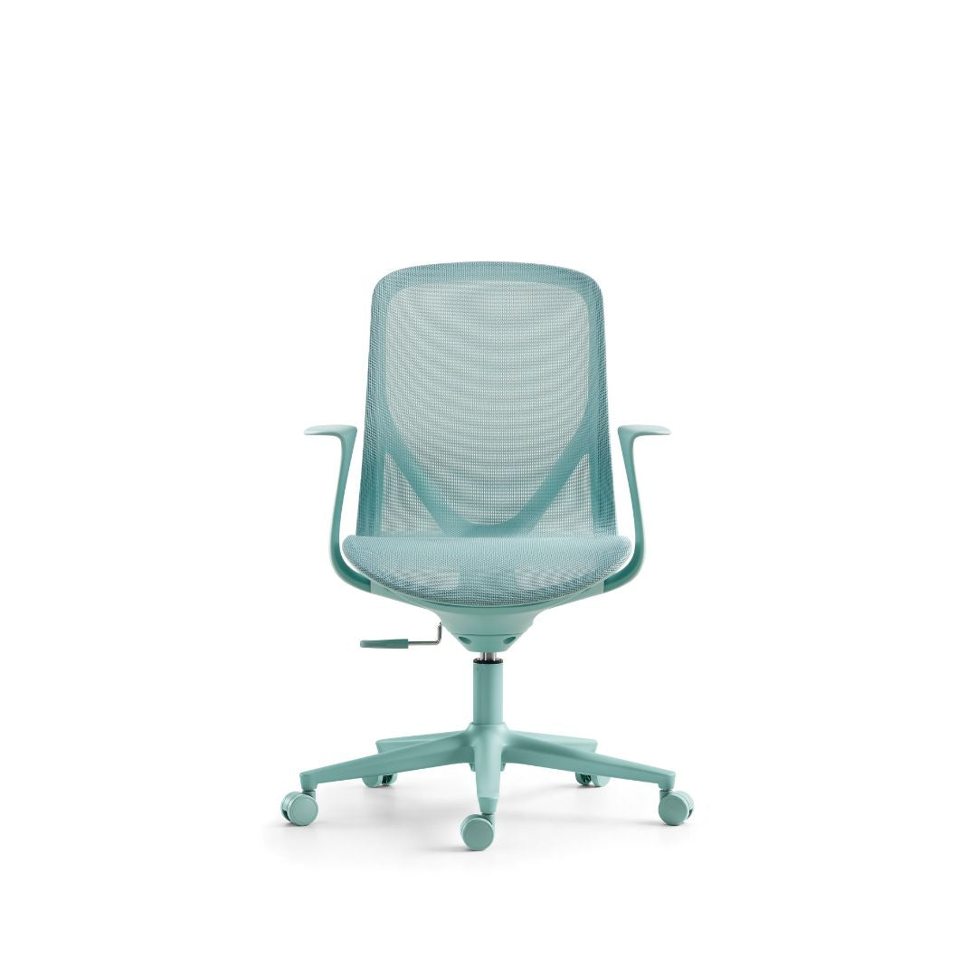 Pre-order 85 Days Delivery Elysian Office Chair LN020 - Lake Green