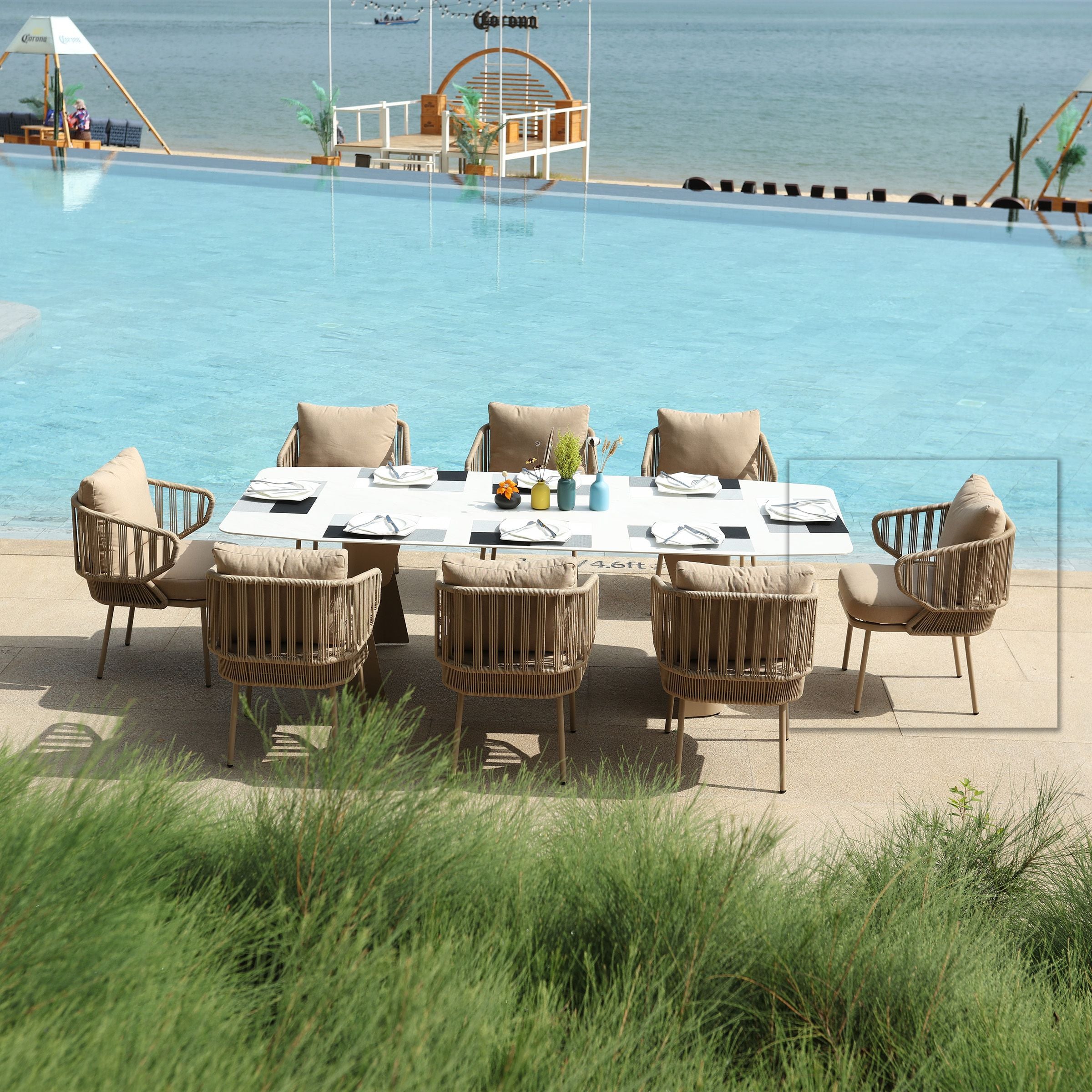 Embrace Outdoor Dining Chair MYX-DC1040 - Outdoor Chairs - ebarza Furniture UAE | Shop Modern Furniture in Abu Dhabi & Dubai - مفروشات ايبازرا في الامارات | تسوق اثاث عصري وديكورات مميزة في دبي وابوظبي