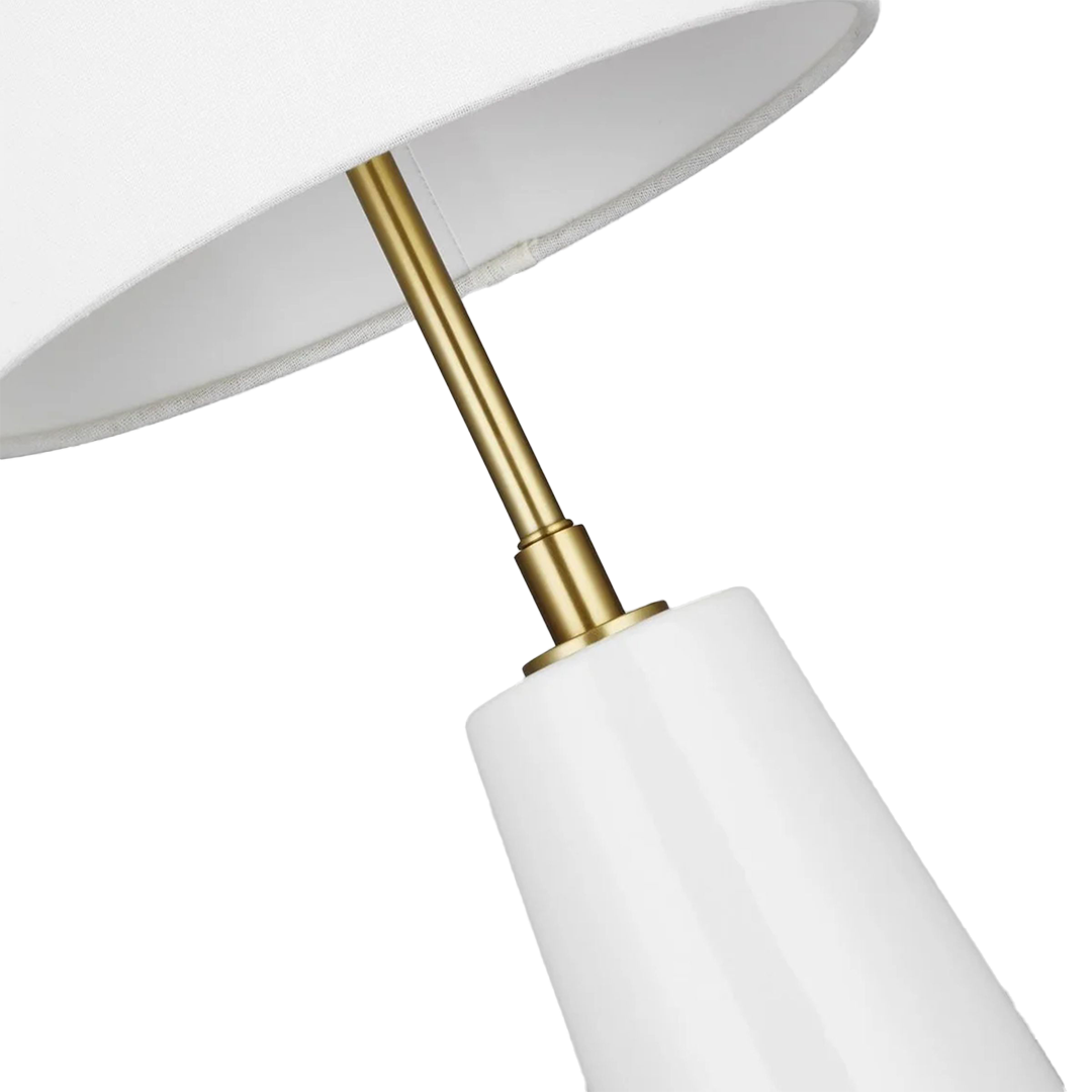 Pre-order 35 Days Delivery White Floor Lamp CY-LTD-1008-W - Floor Lamps - ebarza Furniture UAE | Shop Modern Furniture in Abu Dhabi & Dubai - مفروشات ايبازرا في الامارات | تسوق اثاث عصري وديكورات مميزة في دبي وابوظبي