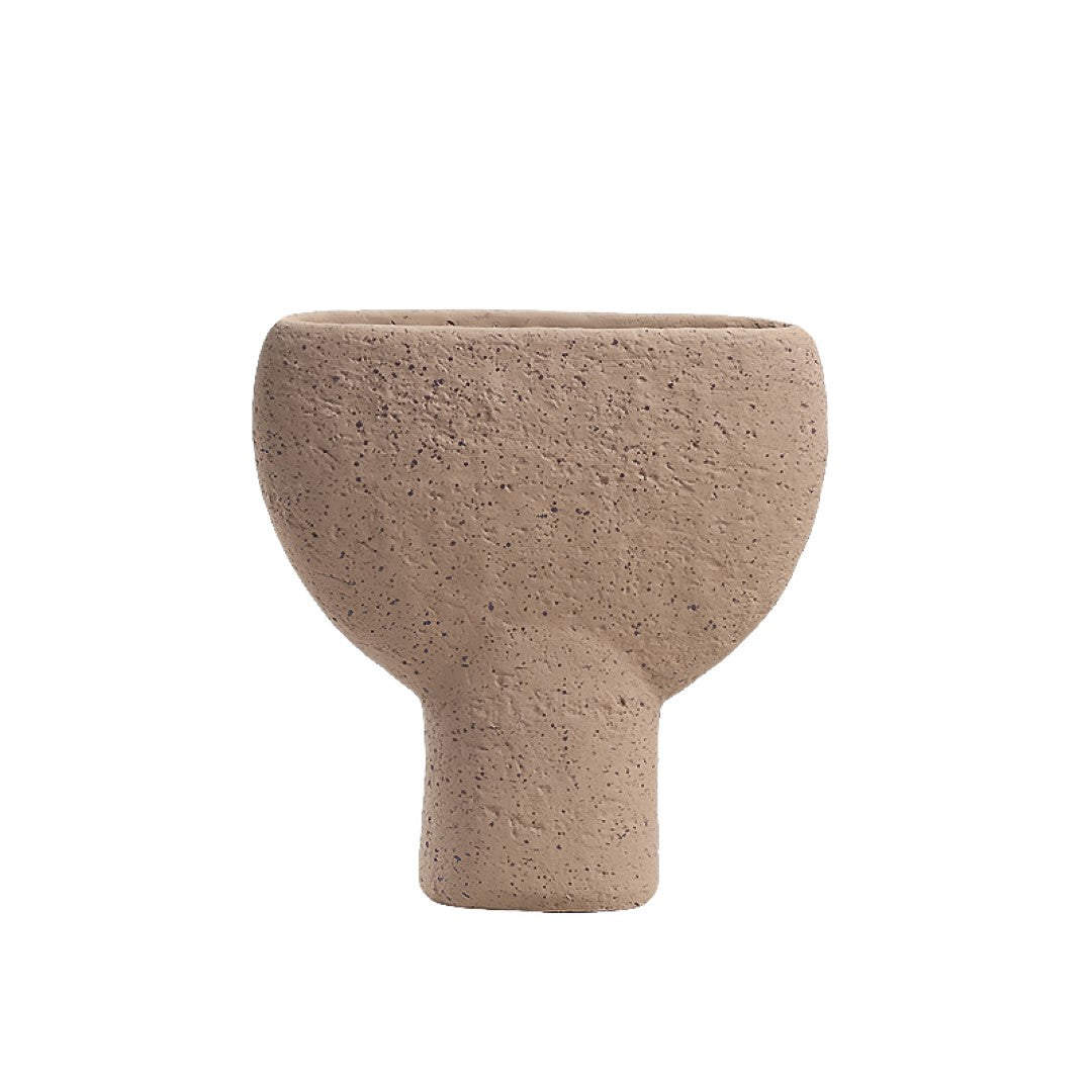 Flat Bell Vase-B FF-SN24024B - Vases - ebarza Furniture UAE | Shop Modern Furniture in Abu Dhabi & Dubai - مفروشات ايبازرا في الامارات | تسوق اثاث عصري وديكورات مميزة في دبي وابوظبي